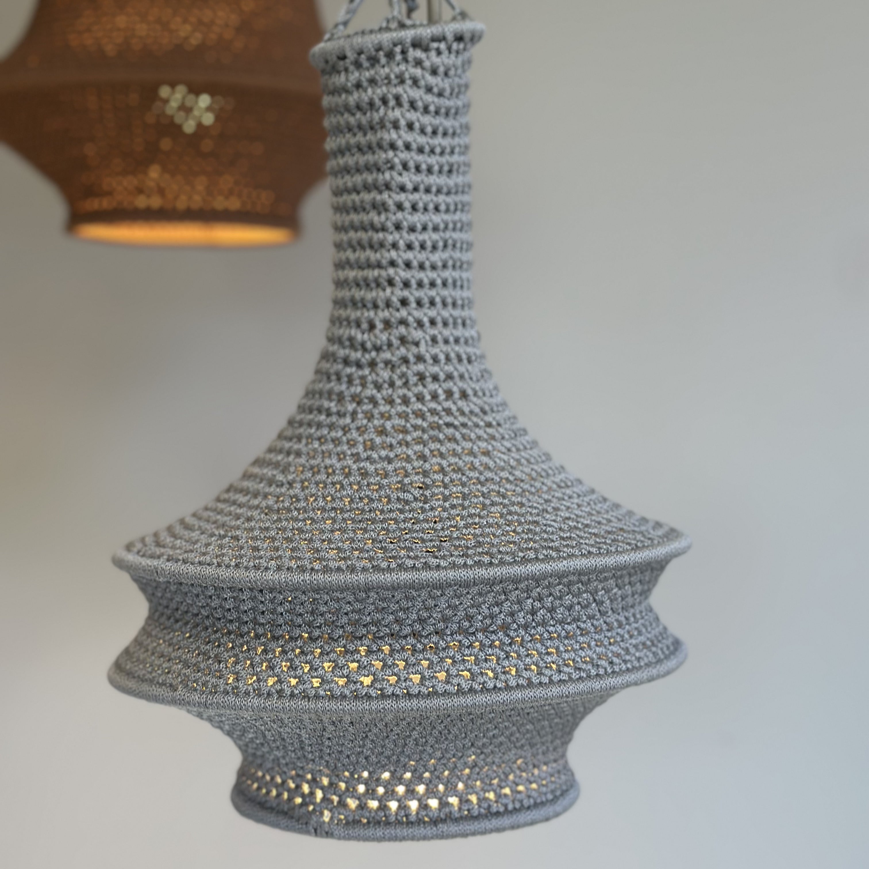 Lampshade - crocheted