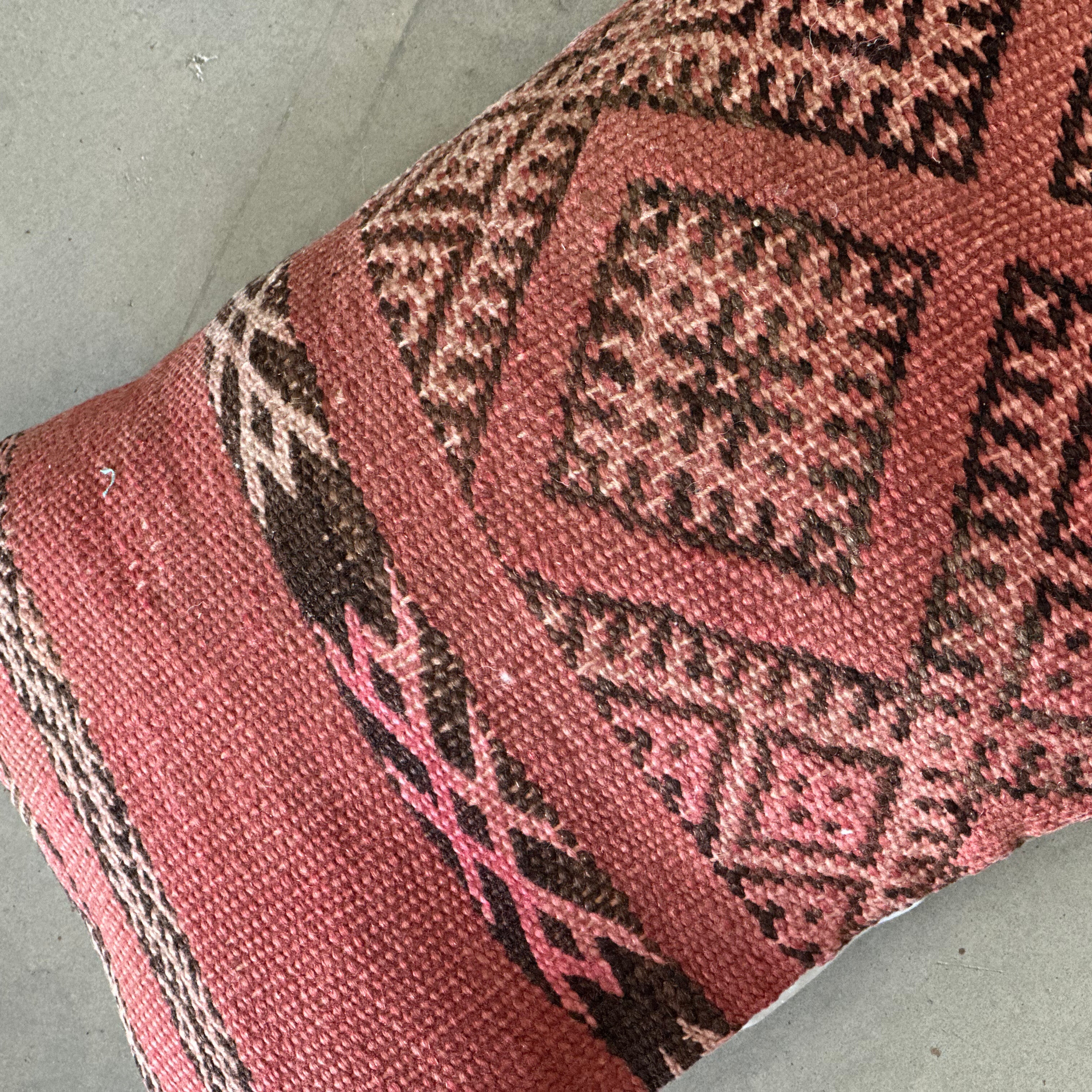 Vintage kelim putetrekk 30x50 cm.