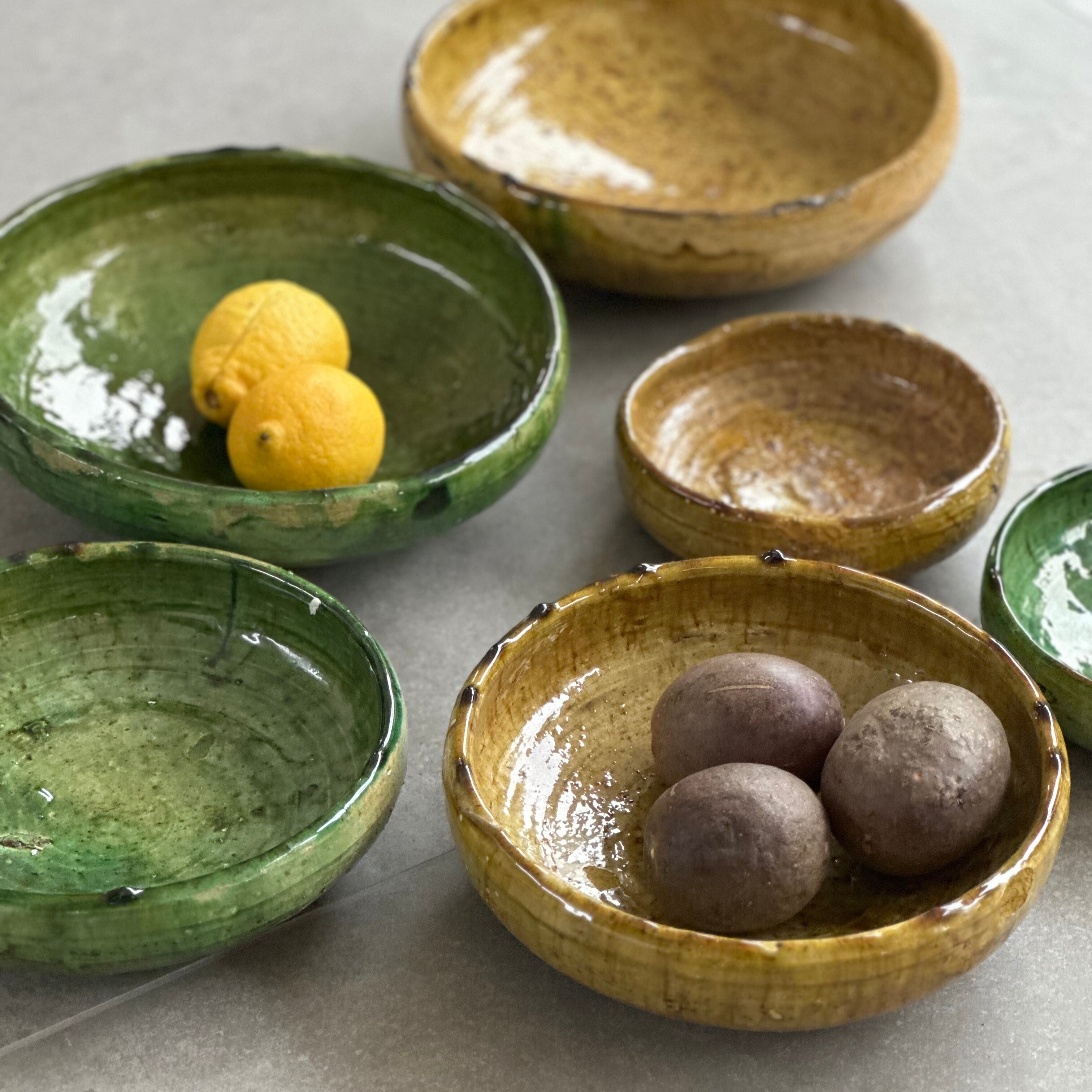 Tamegroute skål lav - 25 cm. i diameter