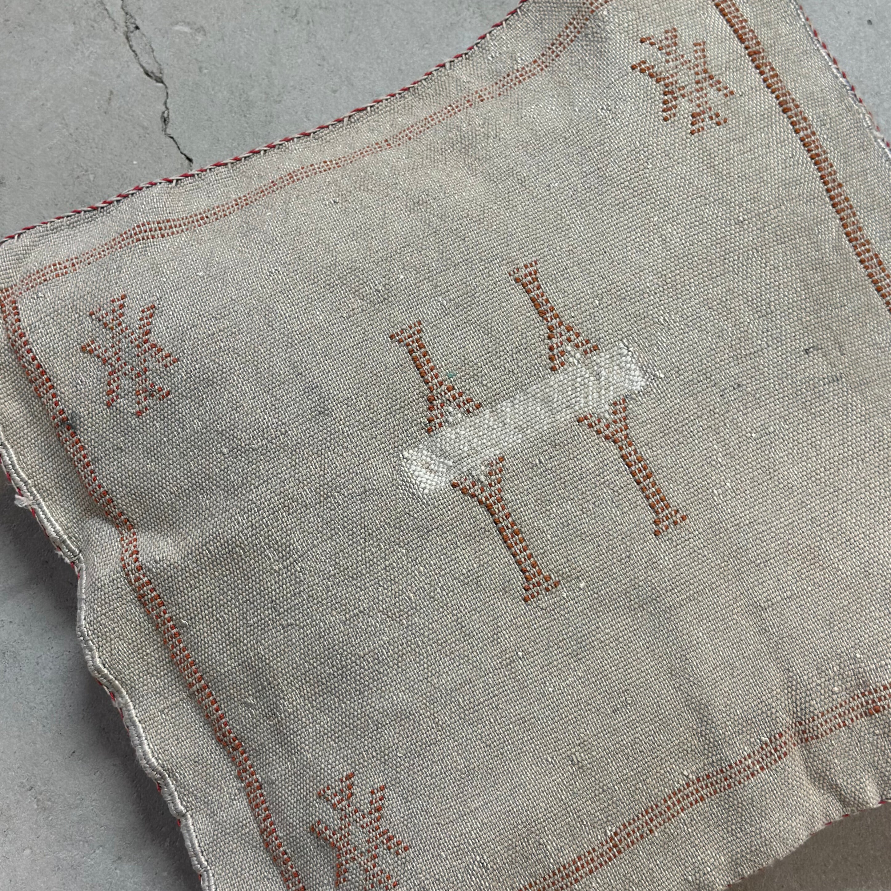 Pudebetræk i kaktussilke - størrelse ca. 45 x 45 cm.