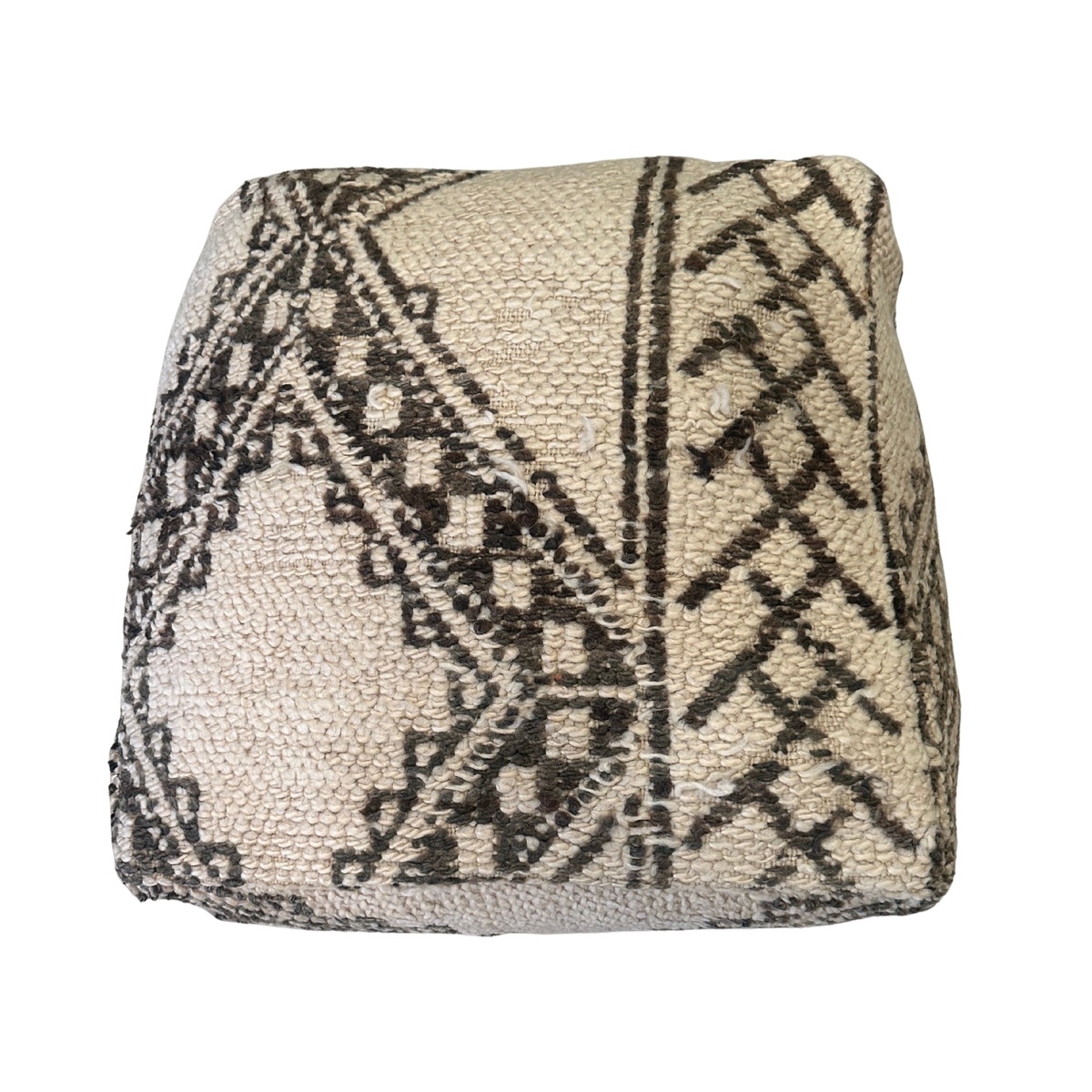 Vintage puff - størrelse 60x60x20 cm.