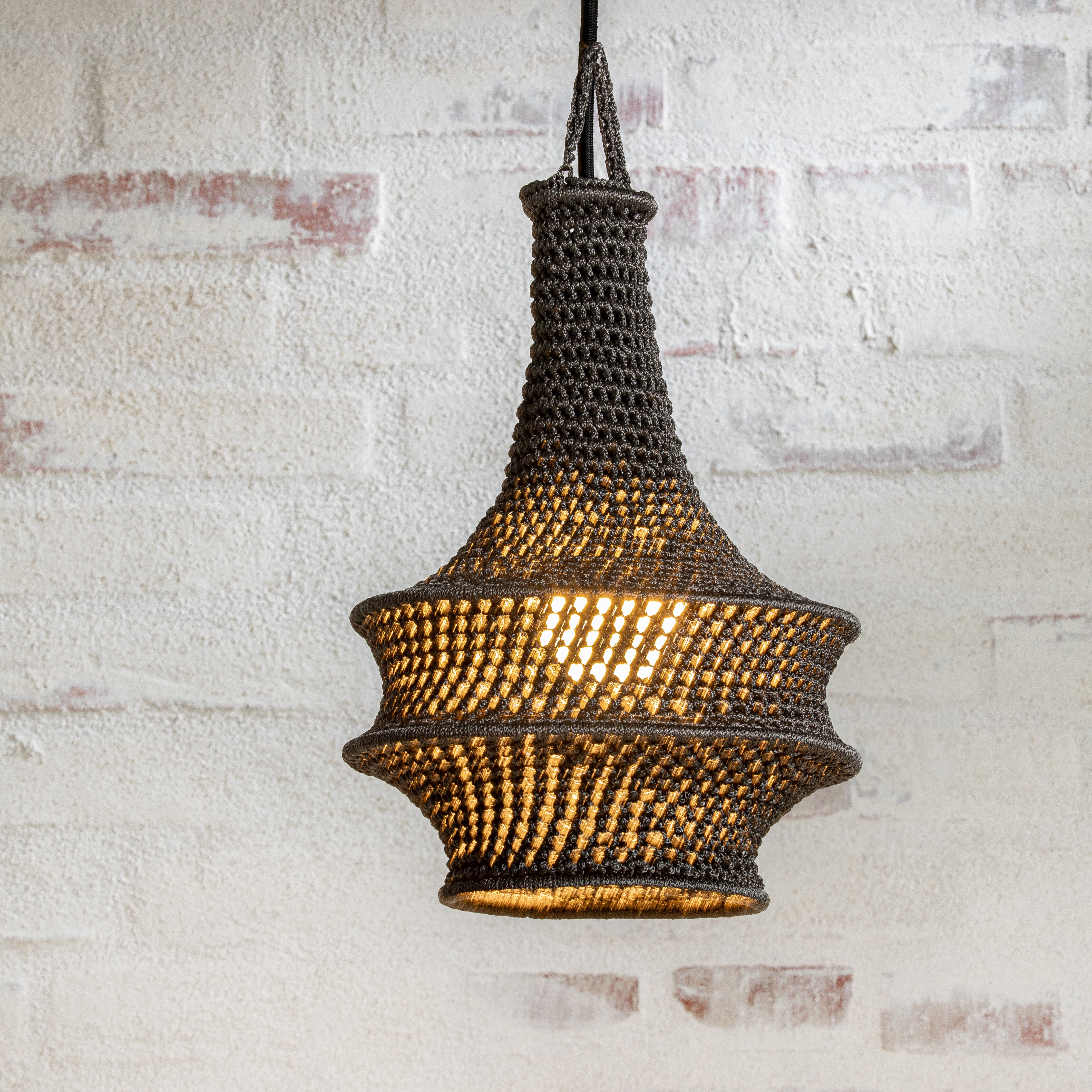 Lampeskjerm - heklet