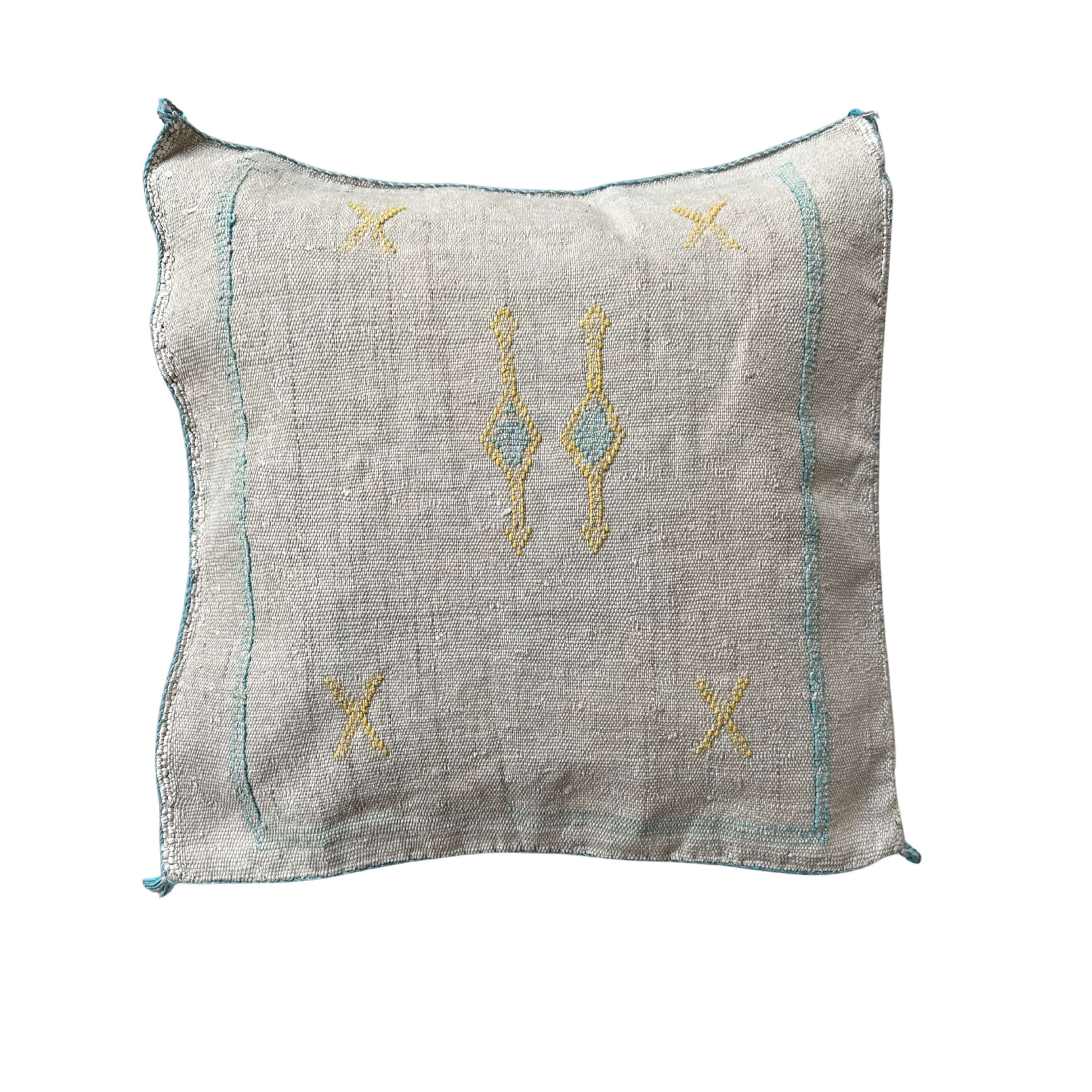 Putetrekk i kaktussilke - størrelse 45 x 45 cm.