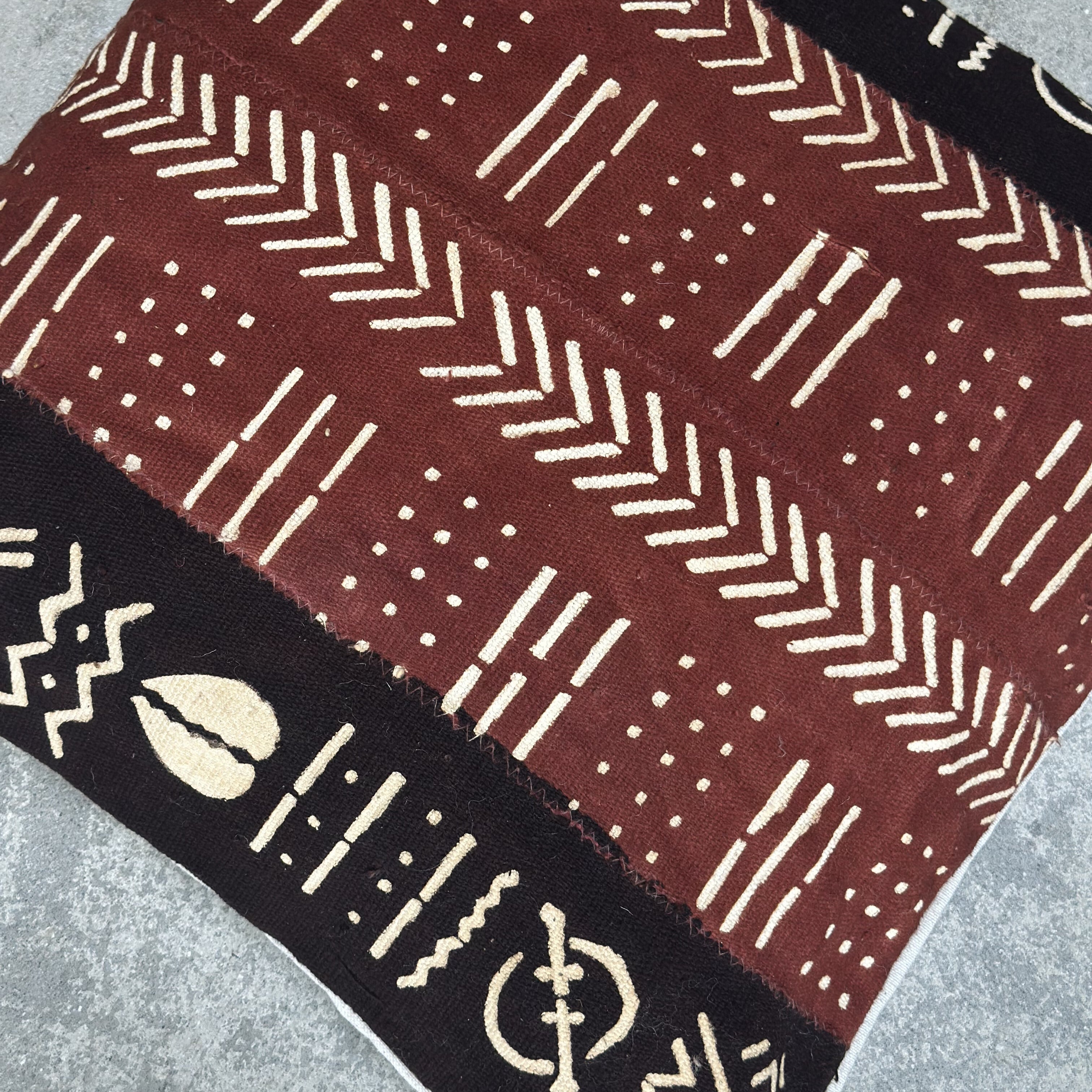 Bomuldspude fra Mali - 45x45 cm.