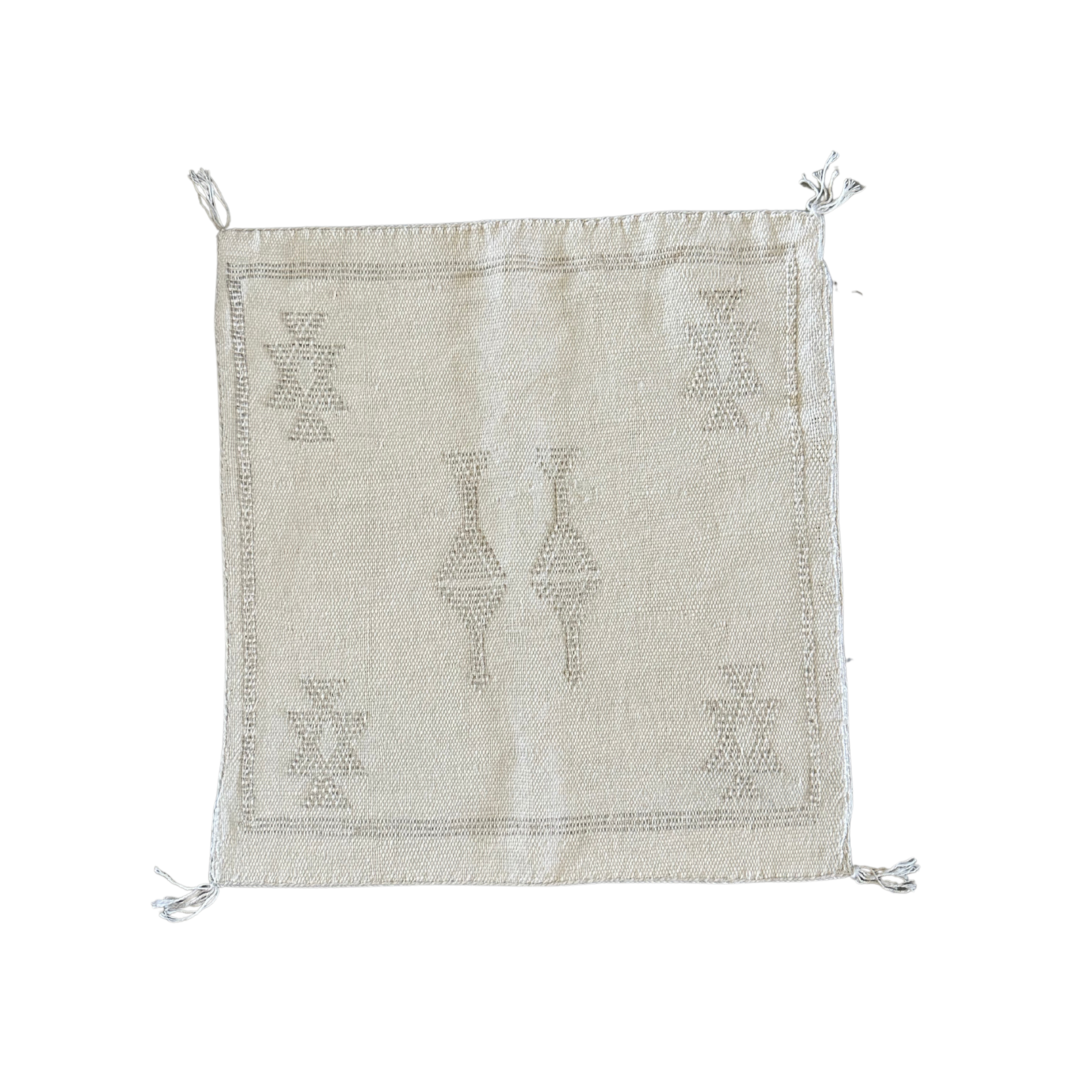 Pudebetræk i kaktussilke - størrelse ca. 45 x 45 cm.