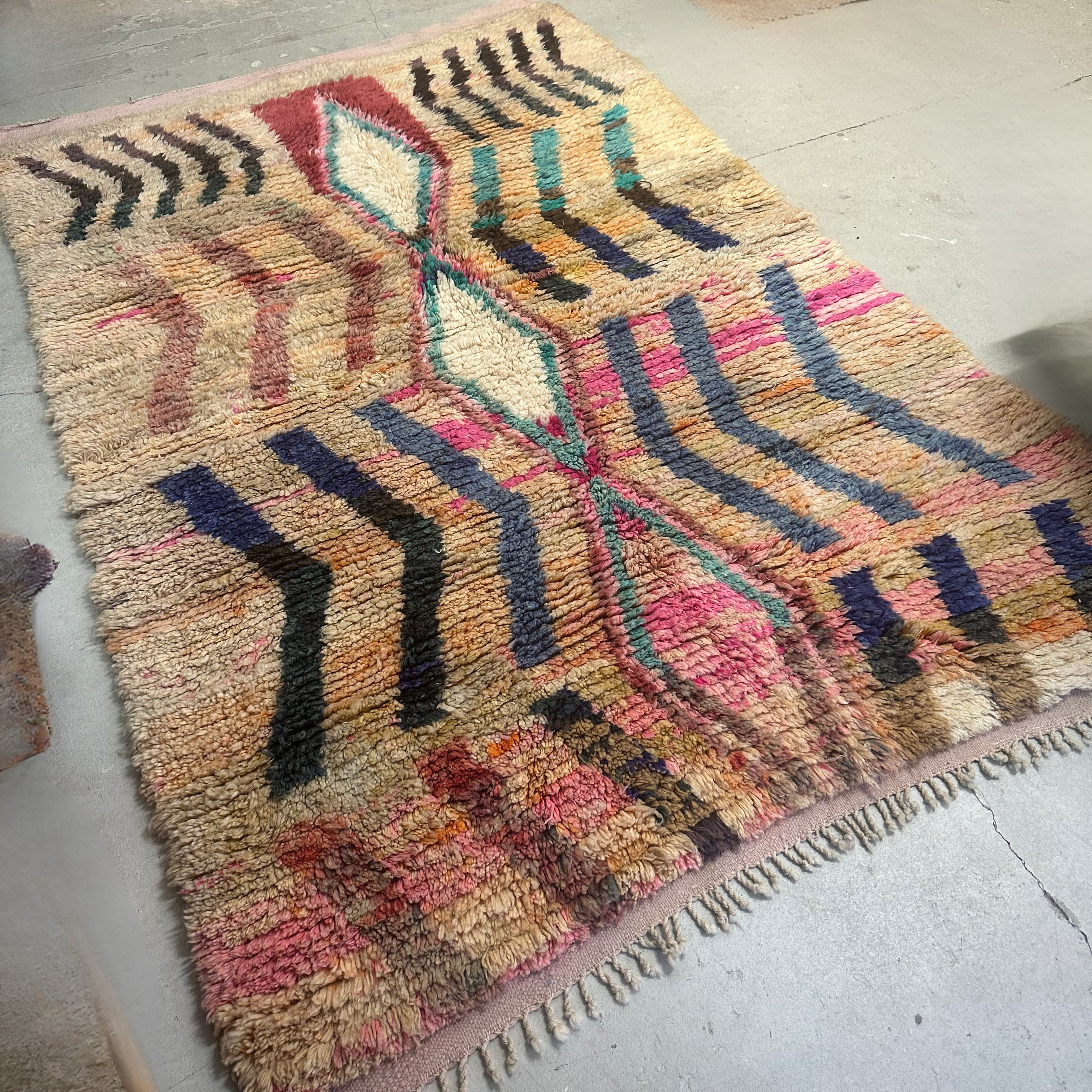 Boujaad tæppe - størrelse 170 x 263 cm