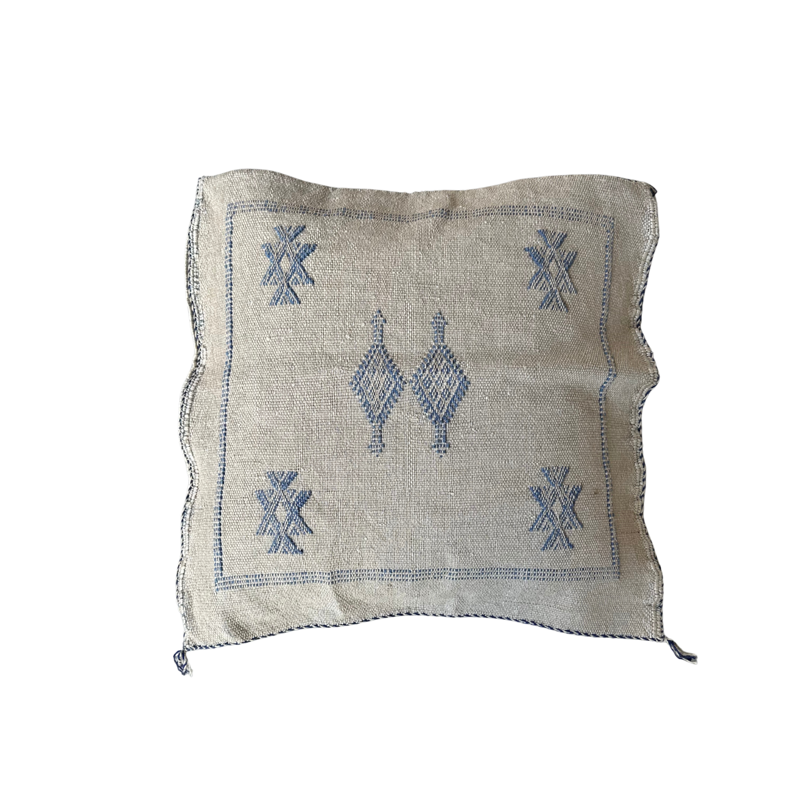 Putetrekk i kaktussilke - størrelse 45 x 45 cm.