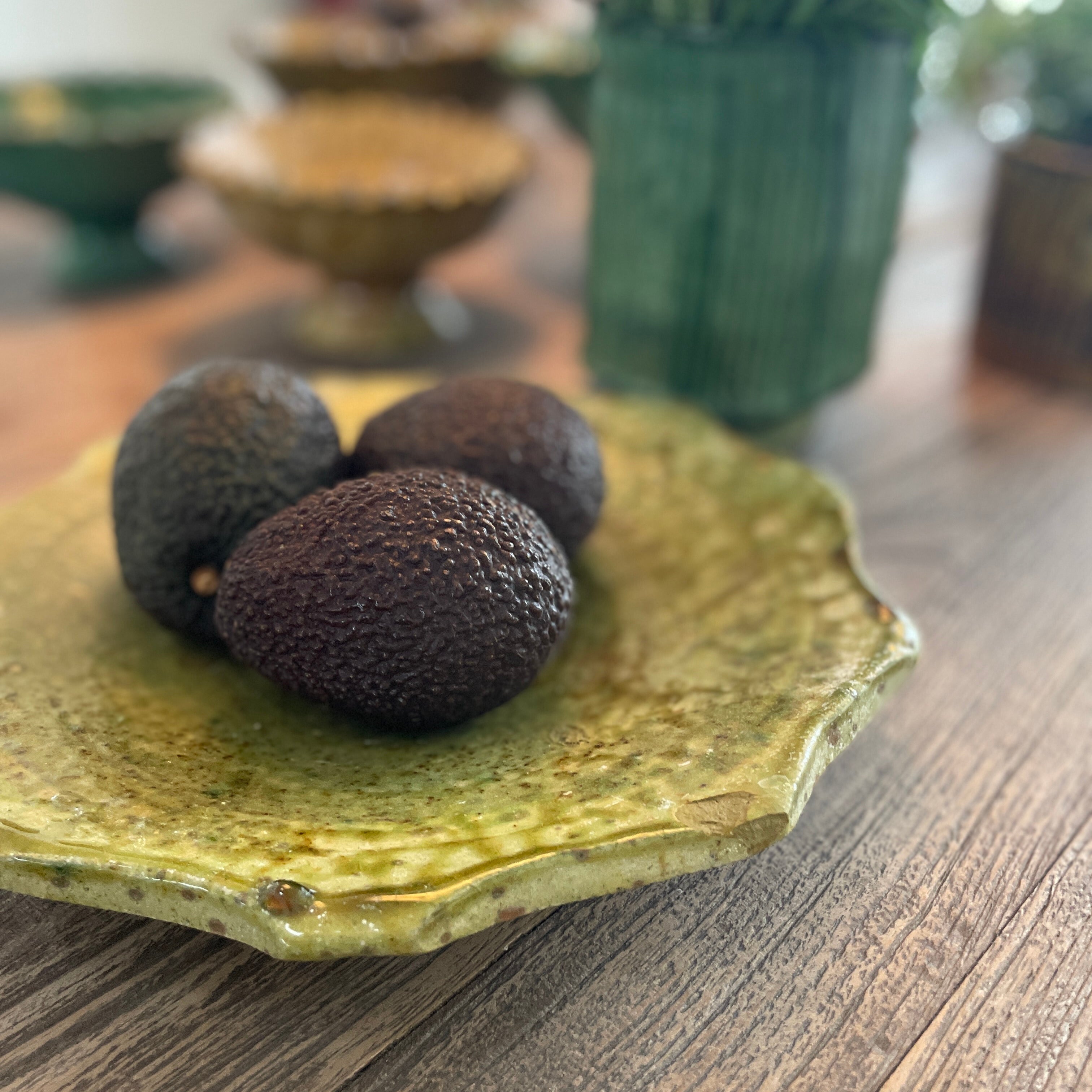 Tamegroute fad med takket kant - 23 cm.