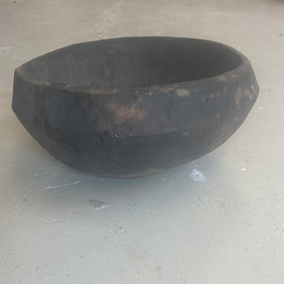 Vintage træskål fra Afrika – 25 cm..