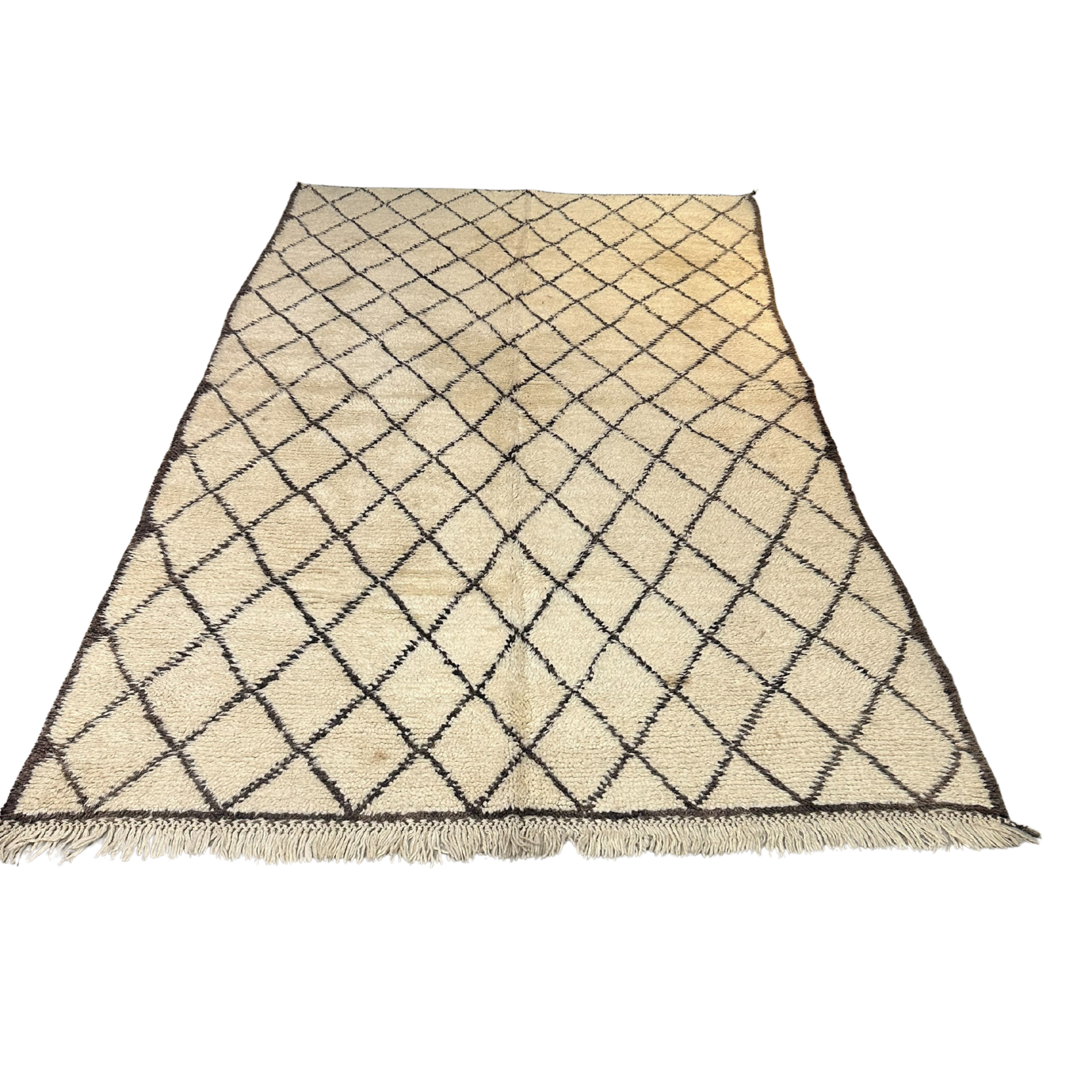 Vintage Mamousha Beni Ourain tæppe - størrelse 168 x 275 cm.