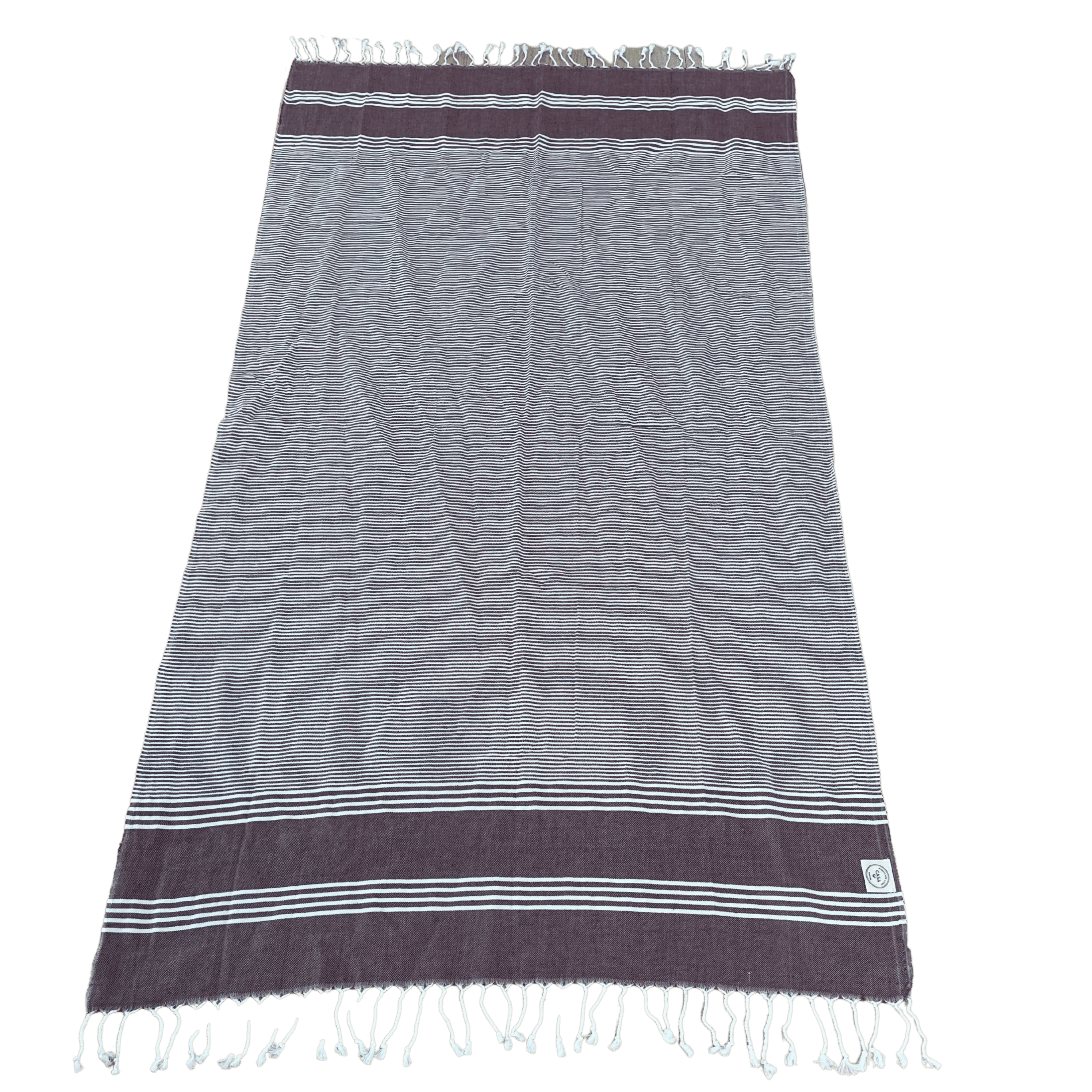 Hamam håndklæde i farven bordeaux - størrelse 94 x 168 cm.