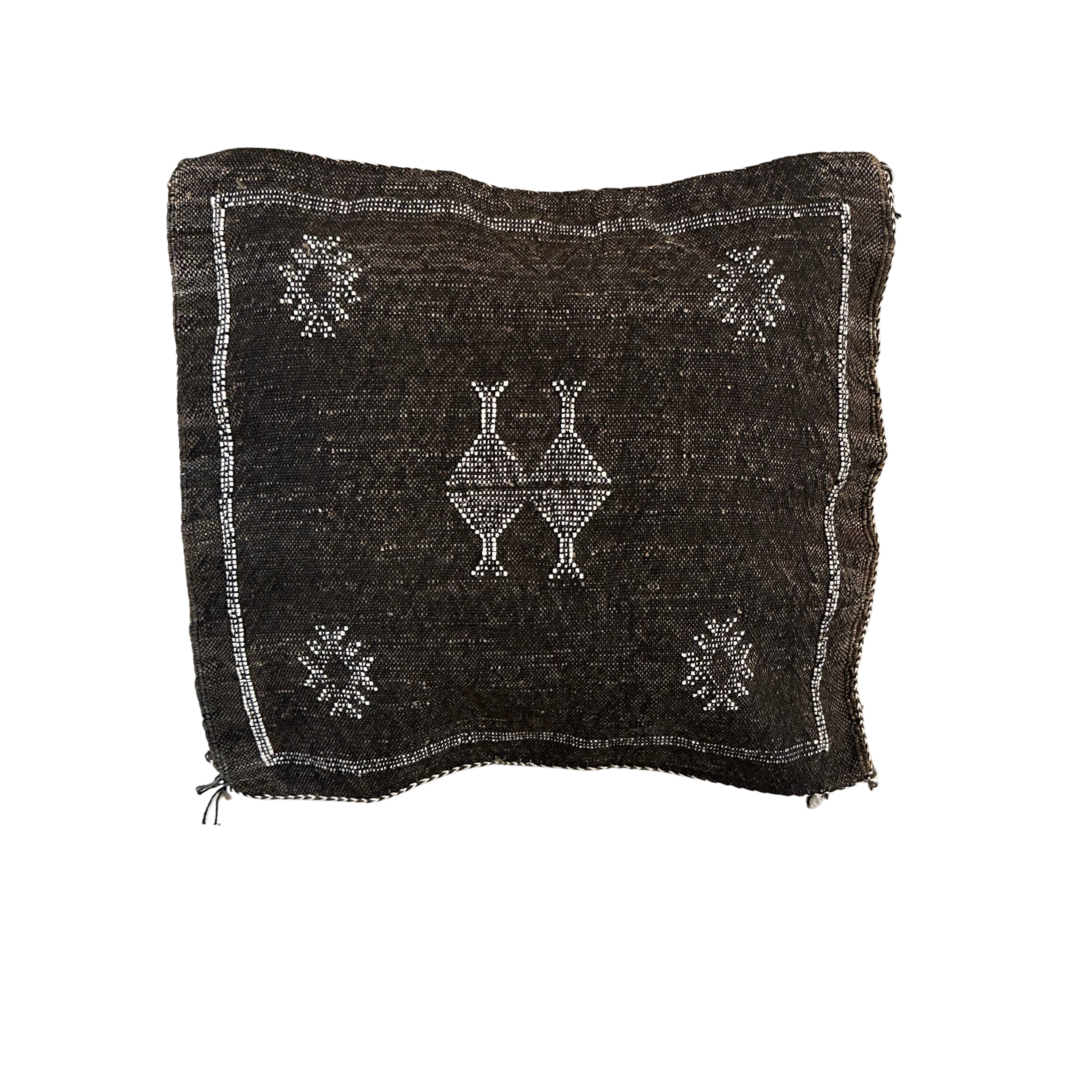 Pudebetræk i kaktussilke - størrelse ca. 45 x 45 cm.