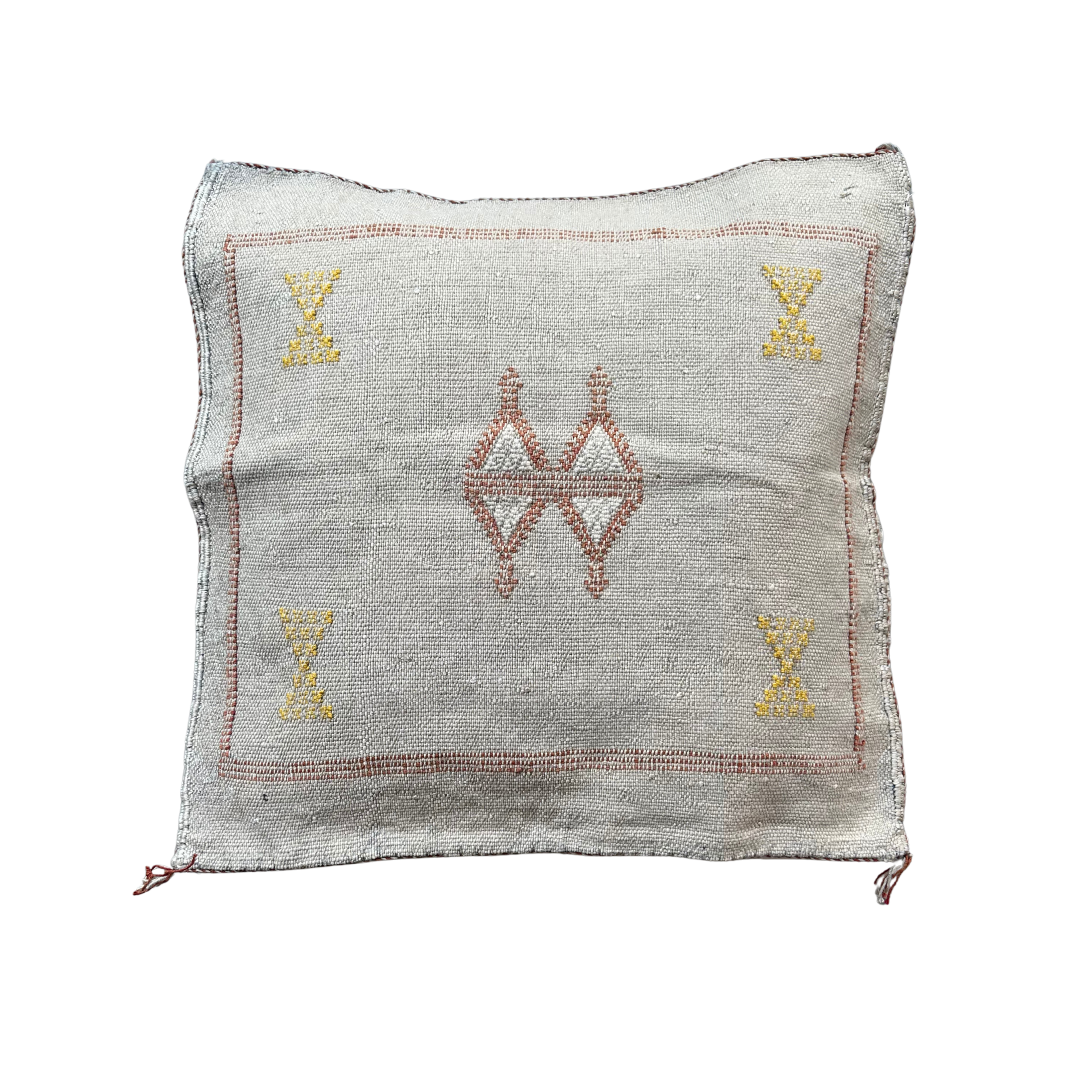 Putetrekk i kaktussilke - størrelse 45 x 45 cm.