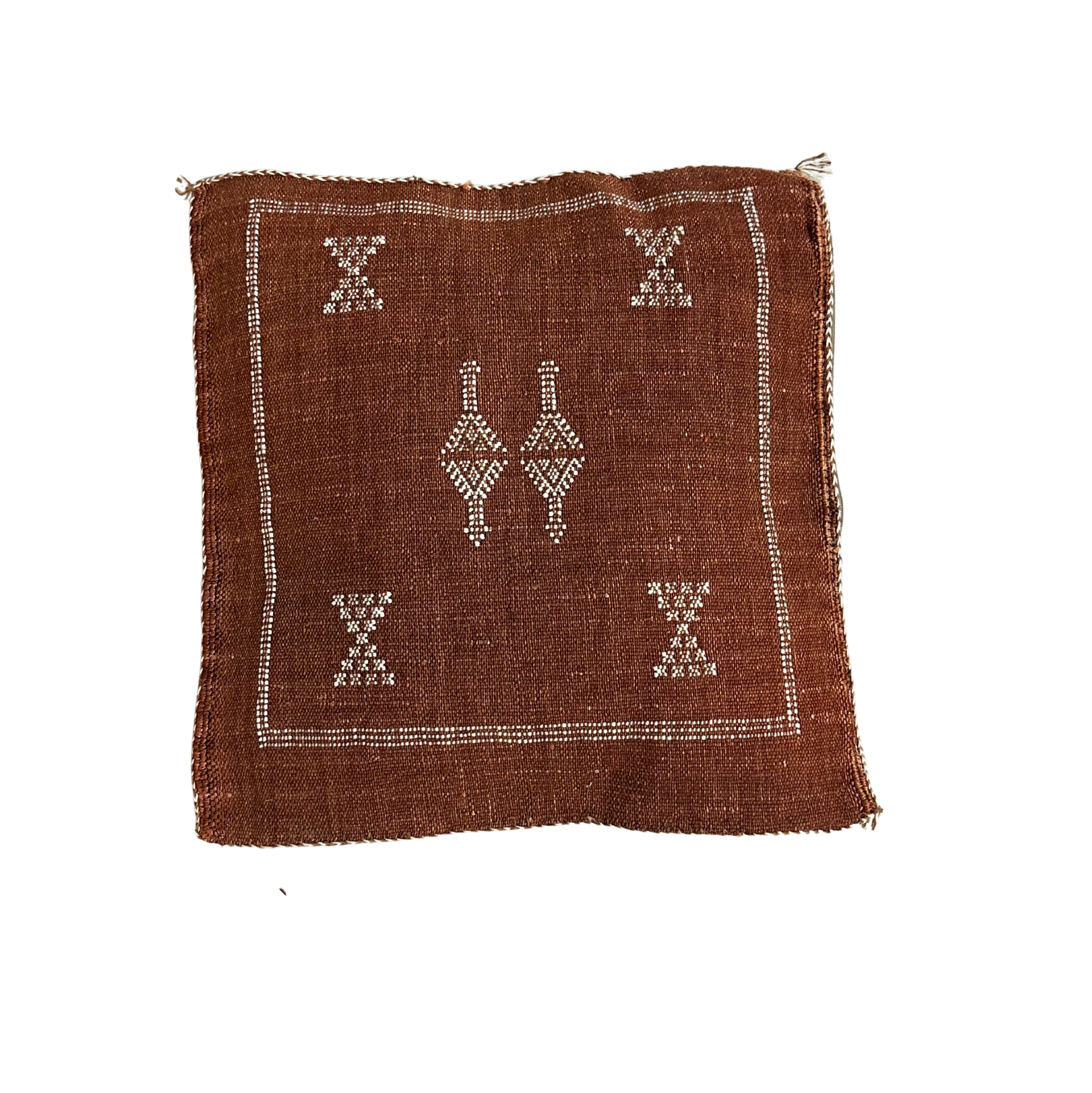 Pudebetræk i kaktussilke - størrelse ca. 45 x 45 cm.