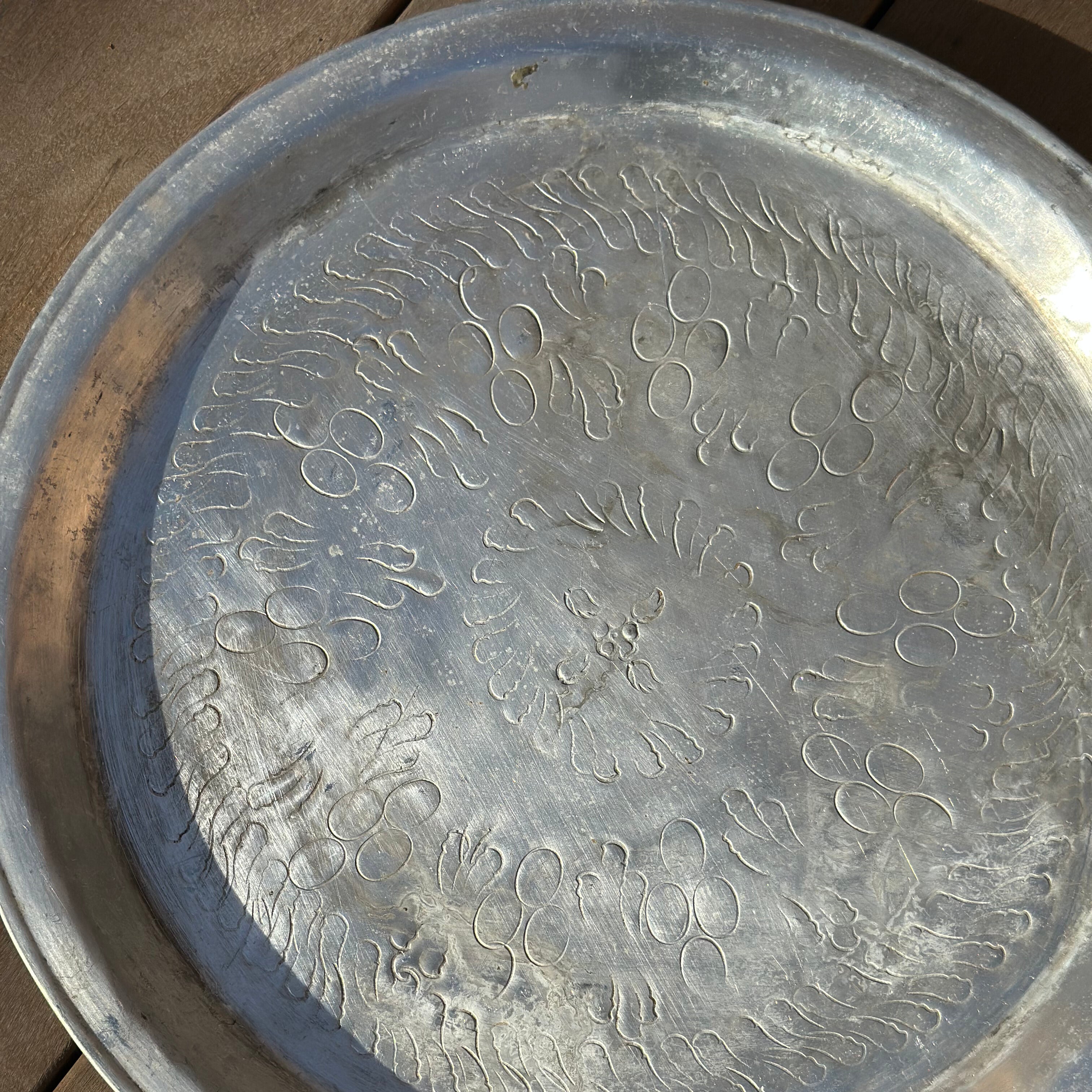 Marokkansk vintagebrett - 47 cm.