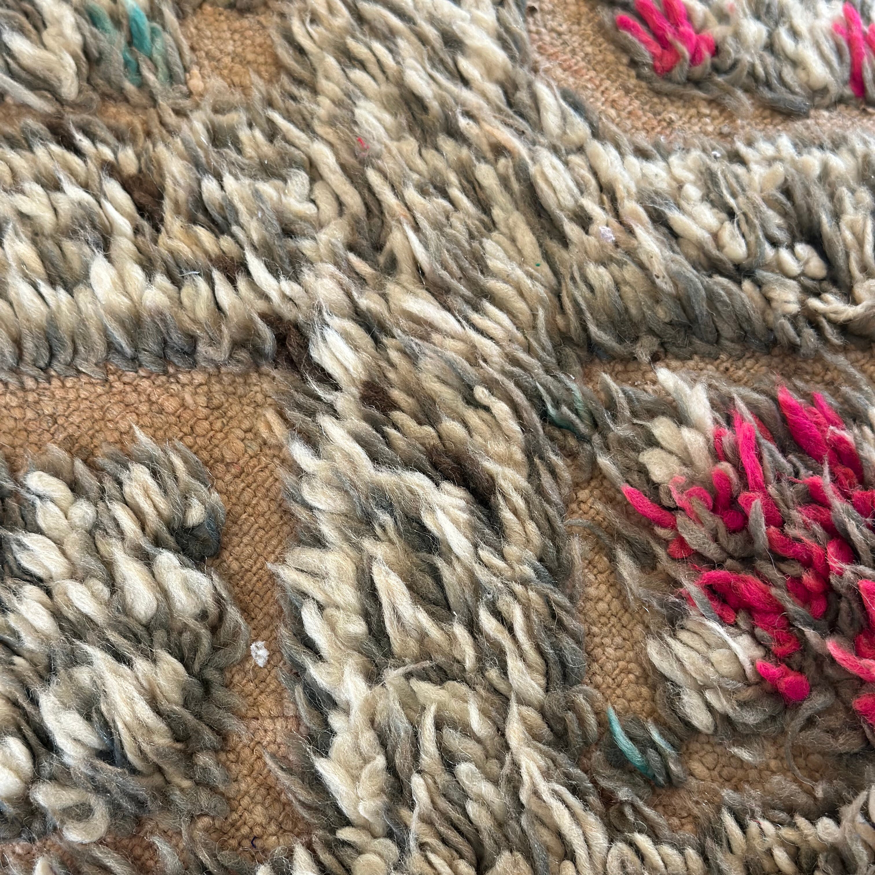 Vintage puf - 60x60x20 cm.