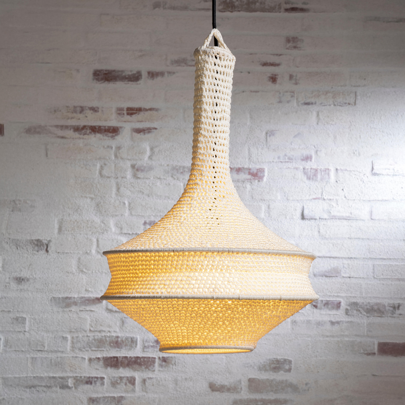 Lampeskjerm - heklet