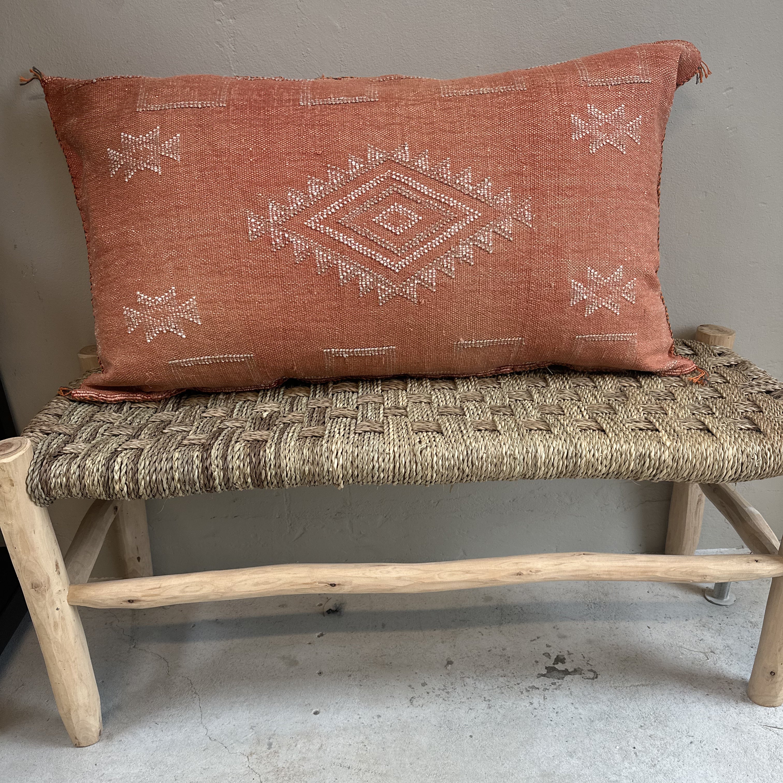 Kaktussilke pudebetræk ca. 50 x 90 cm – Orange