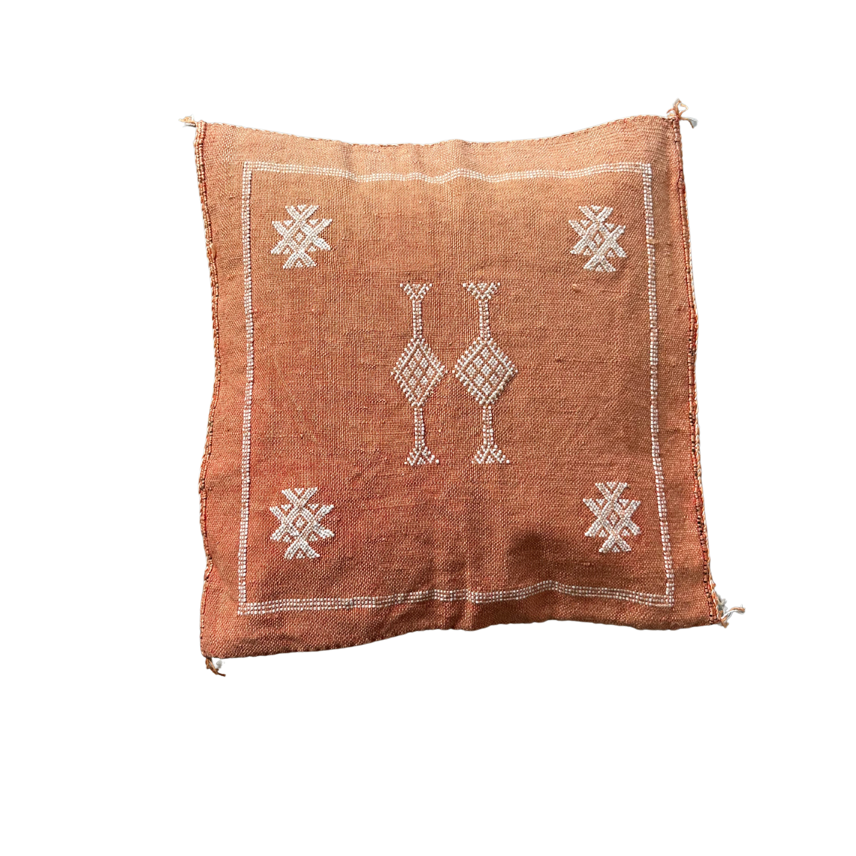 Putetrekk i kaktussilke - størrelse 45 x 45 cm.