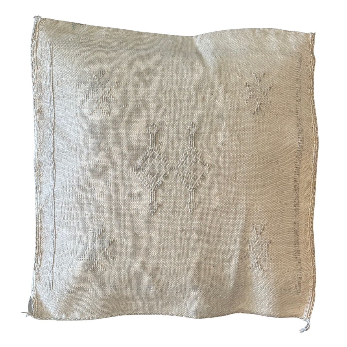 Putetrekk i kaktussilke - størrelse 45 x 45 cm.