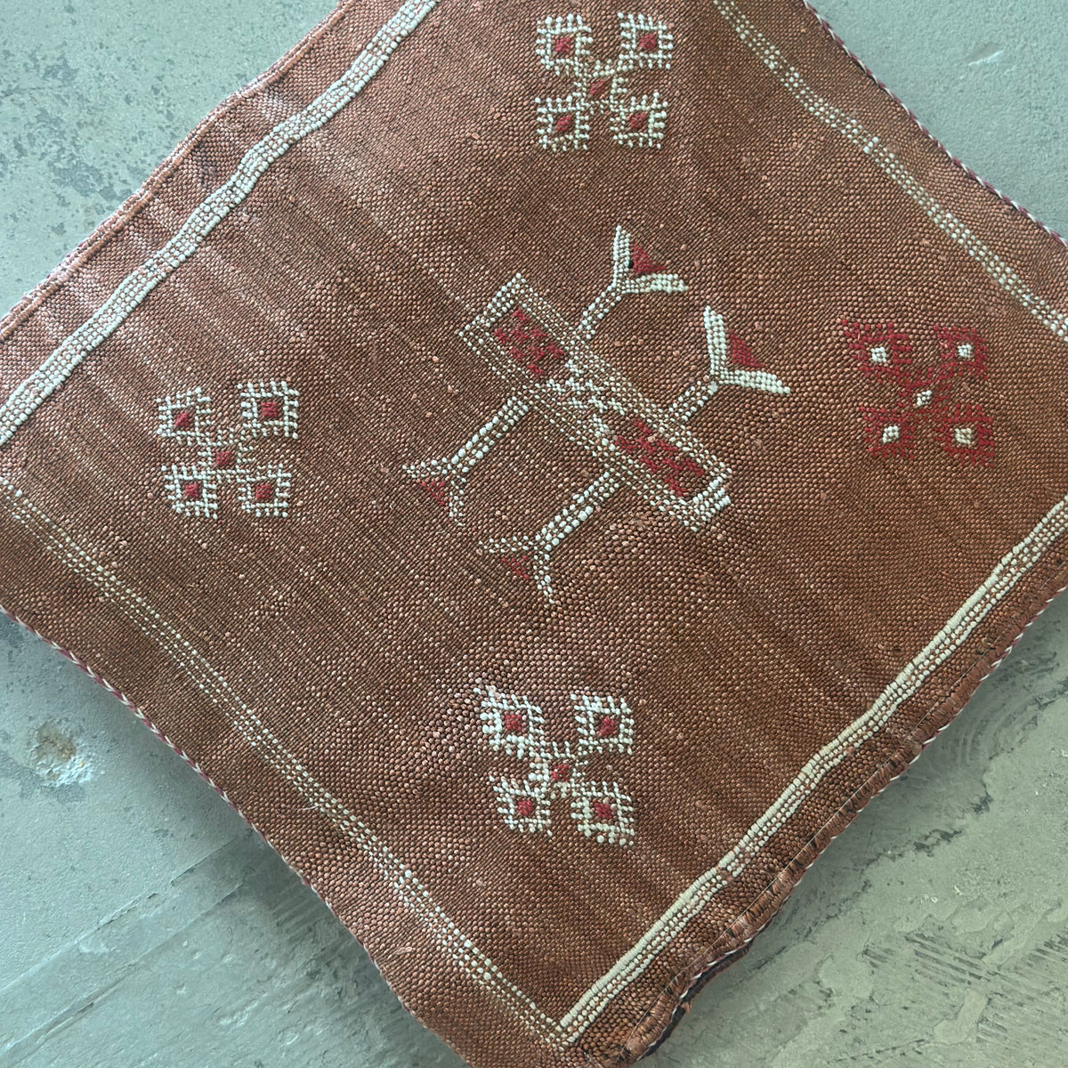 Cushion cover in cactus silk - size 45 x 45 cm.
