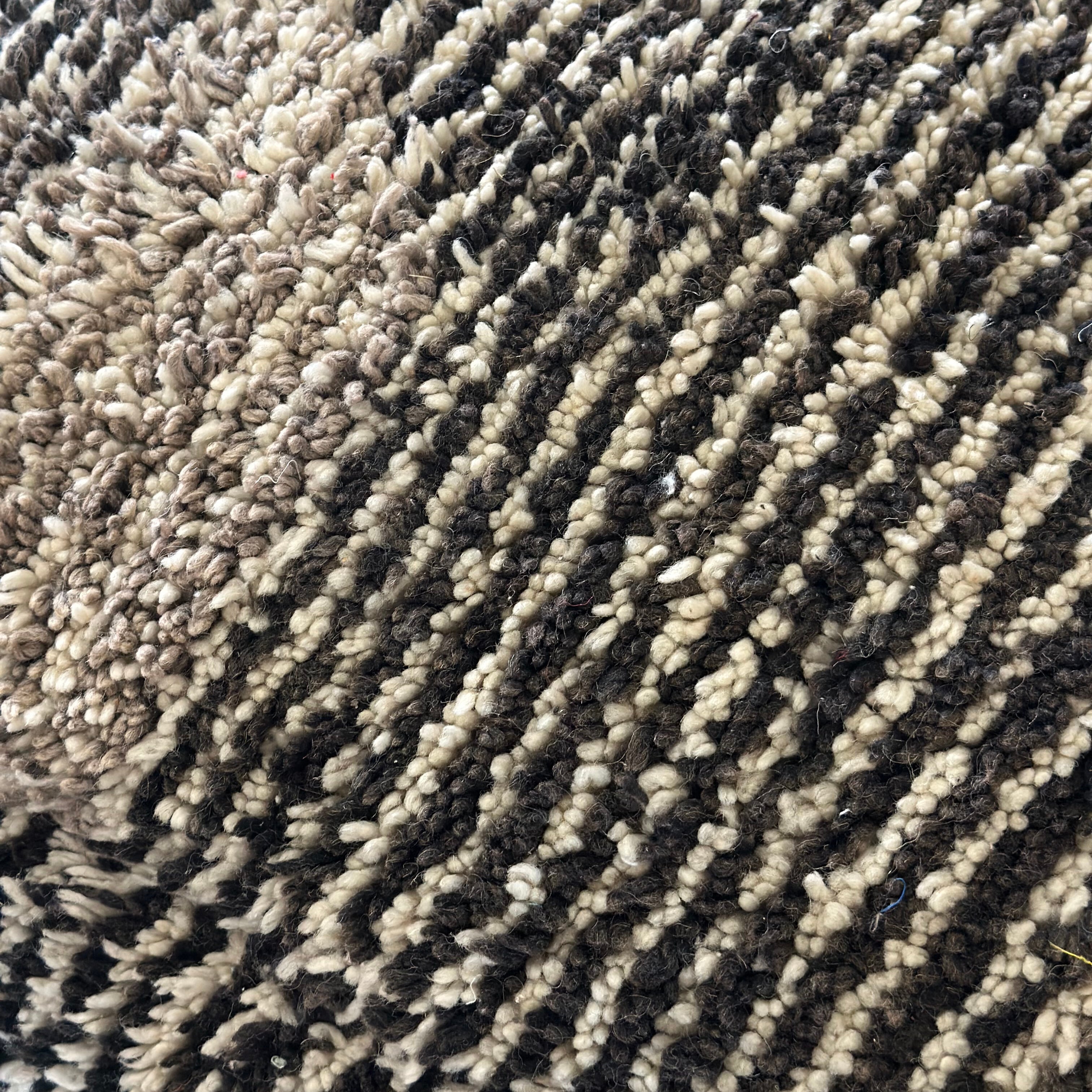 Vintage puff - størrelse 60x60x20 cm.