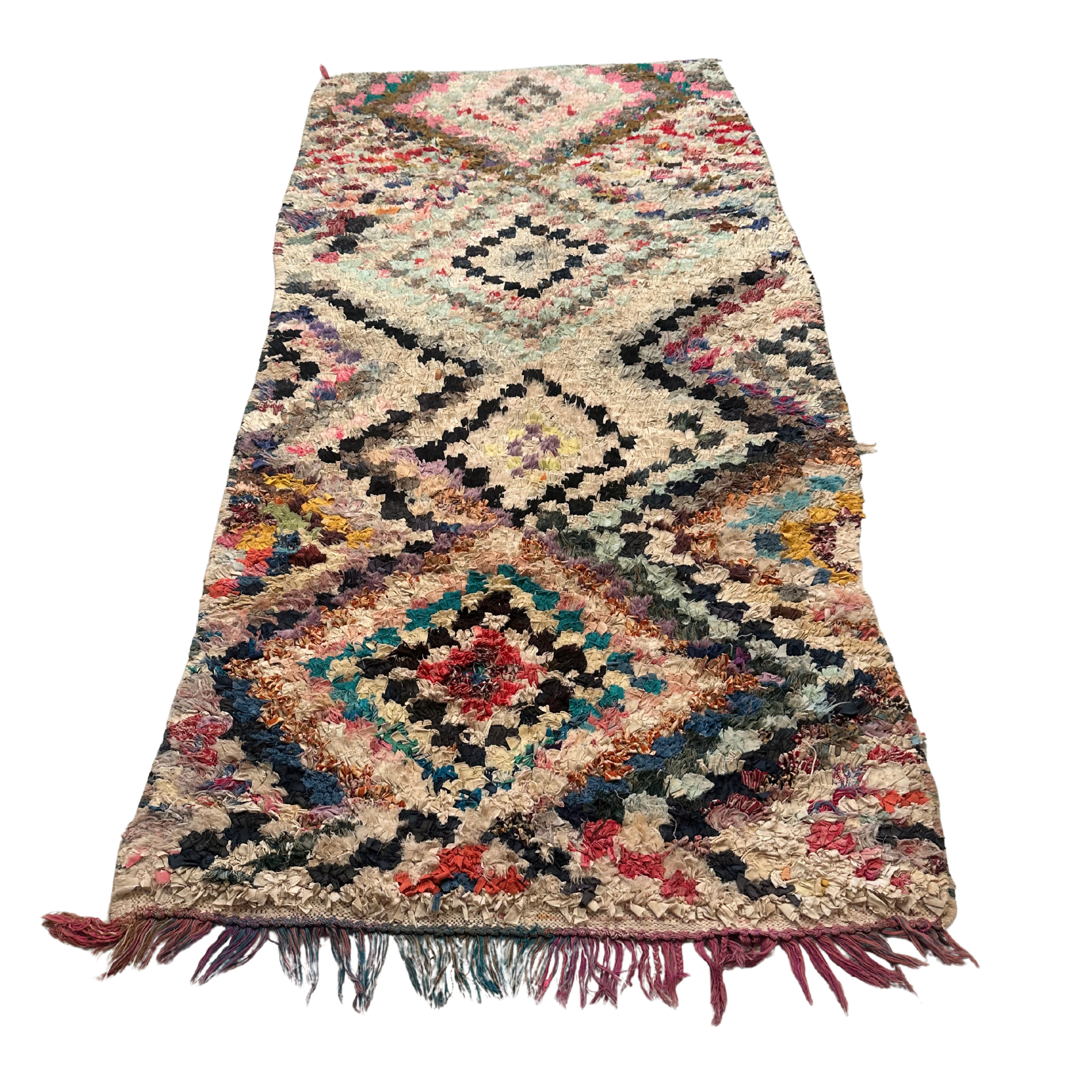 Boucherouite løber størrelse 104 x 200 cm.