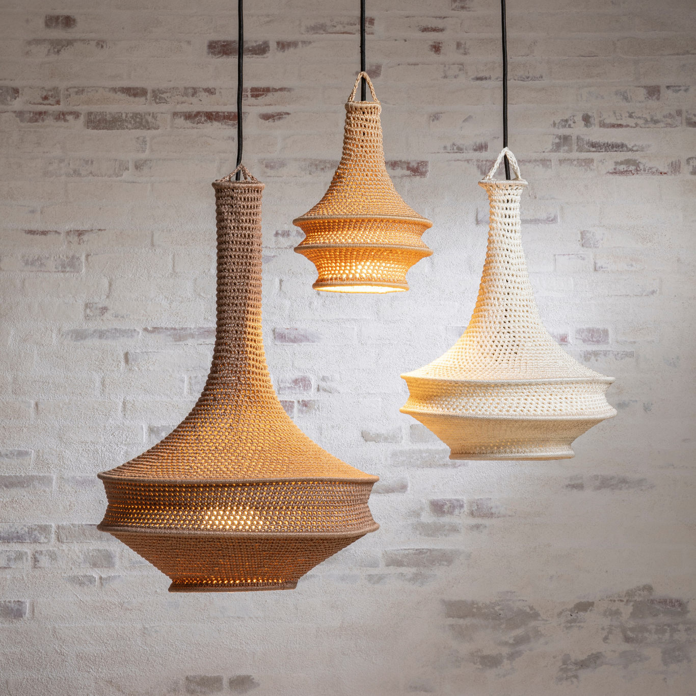 Lampeskjerm - heklet