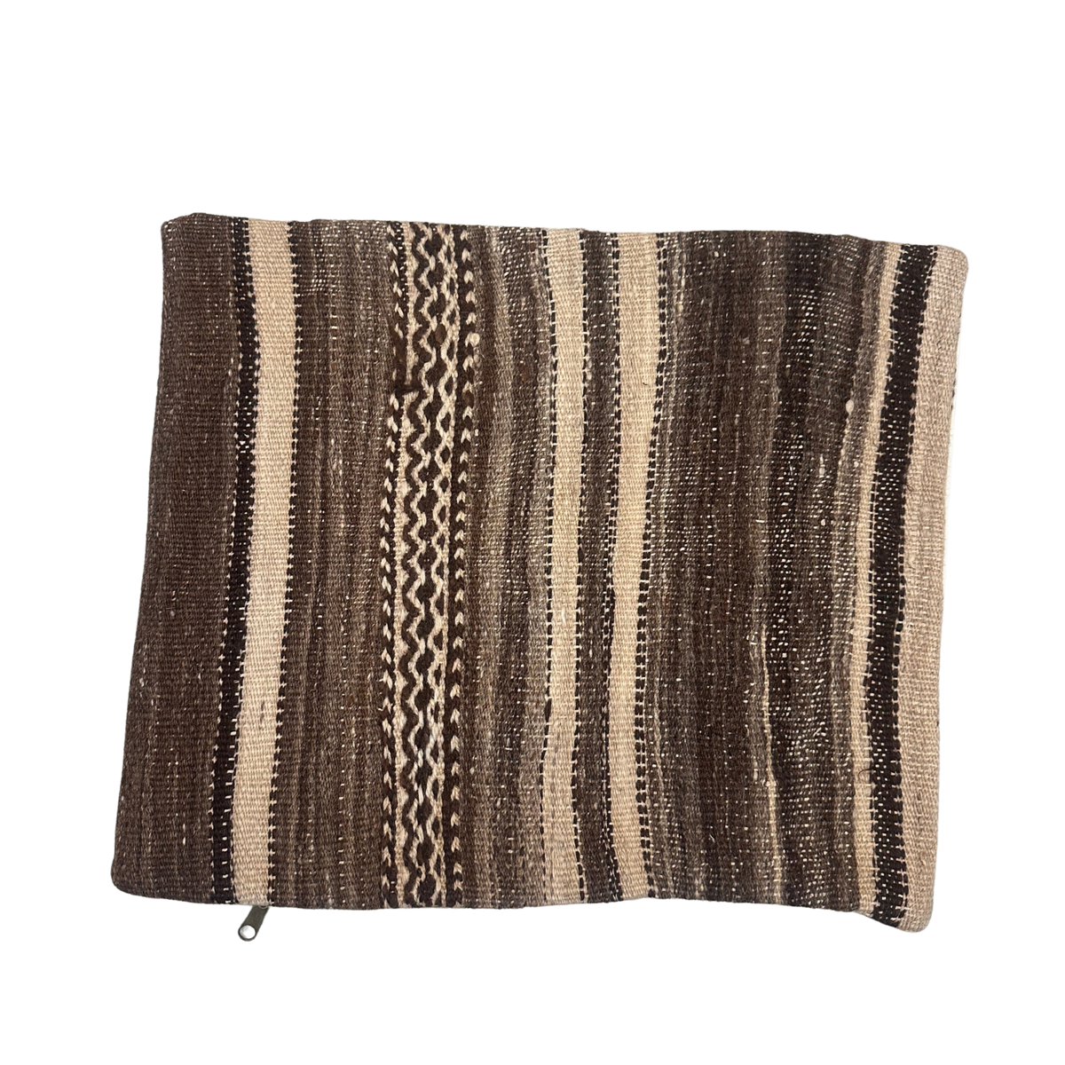 Vintage pudebetræk 50 x 43 cm – Brun