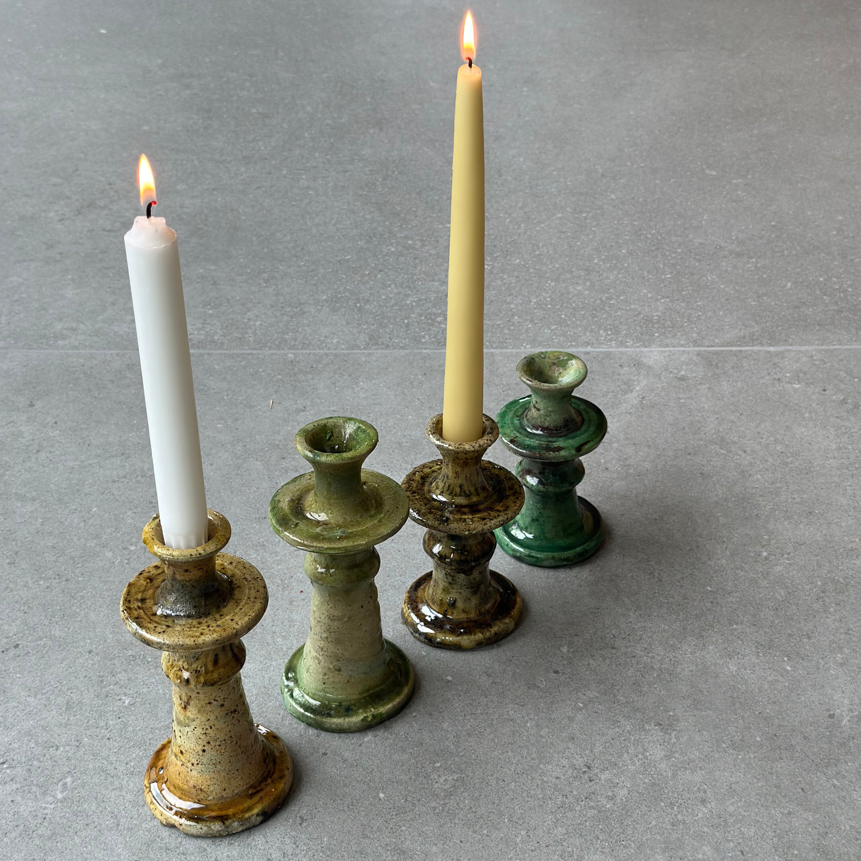 Tamegroute lysestage - ca 20 cm. høj