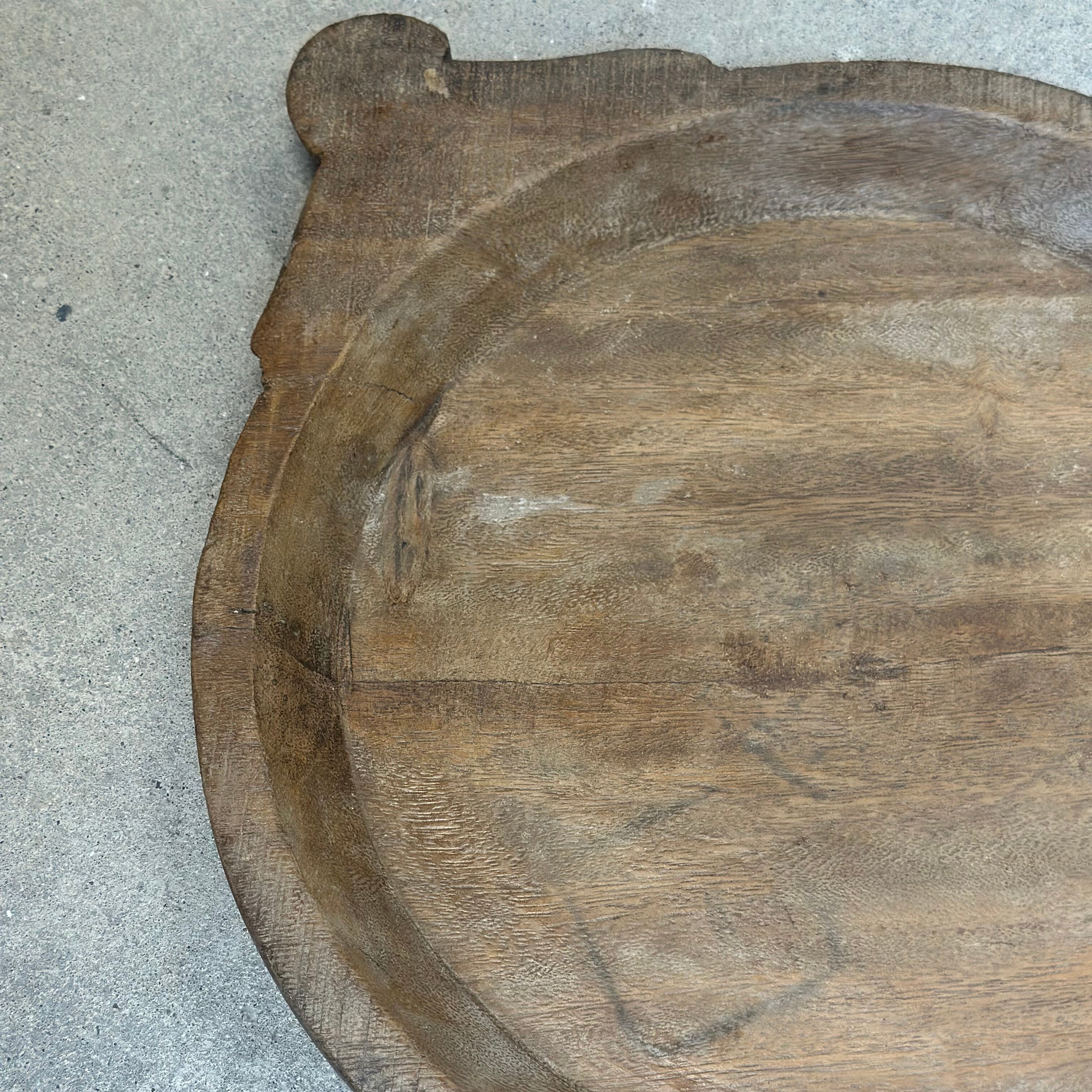 Vintage fad med hank i træ