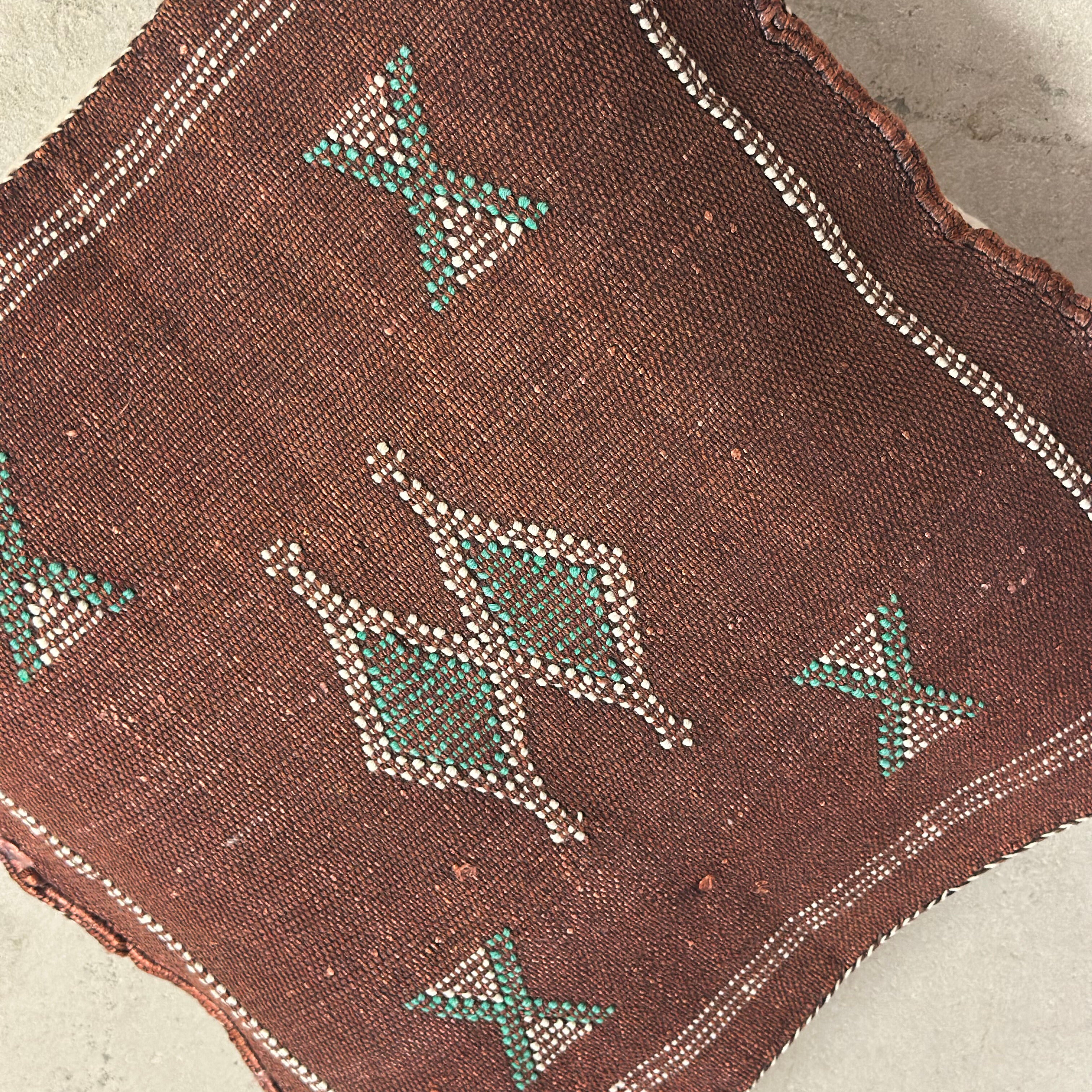 Pudebetræk i kaktussilke - størrelse ca. 45 x 45 cm.