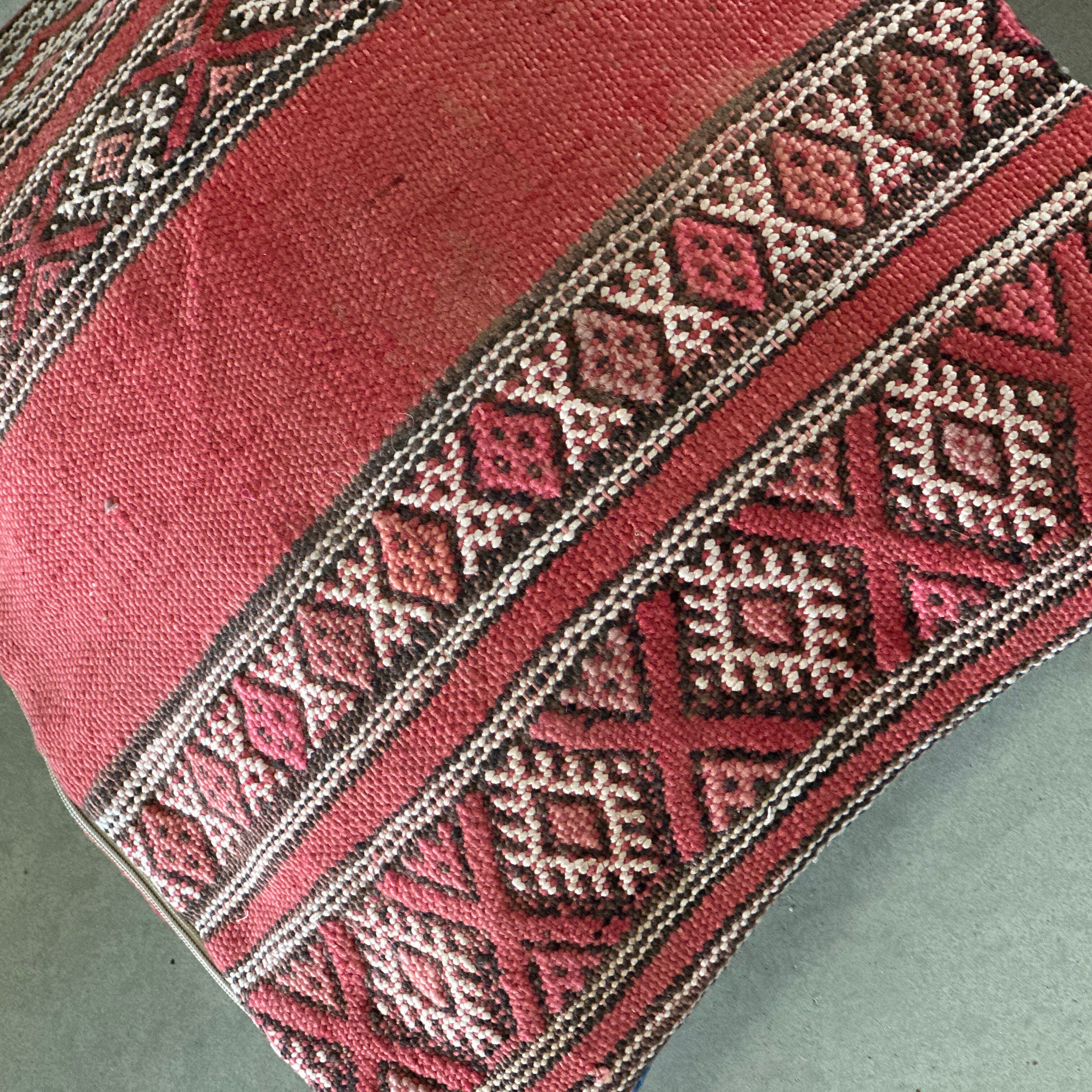 Vintage kelim pudebetræk 46 x 46 cm.