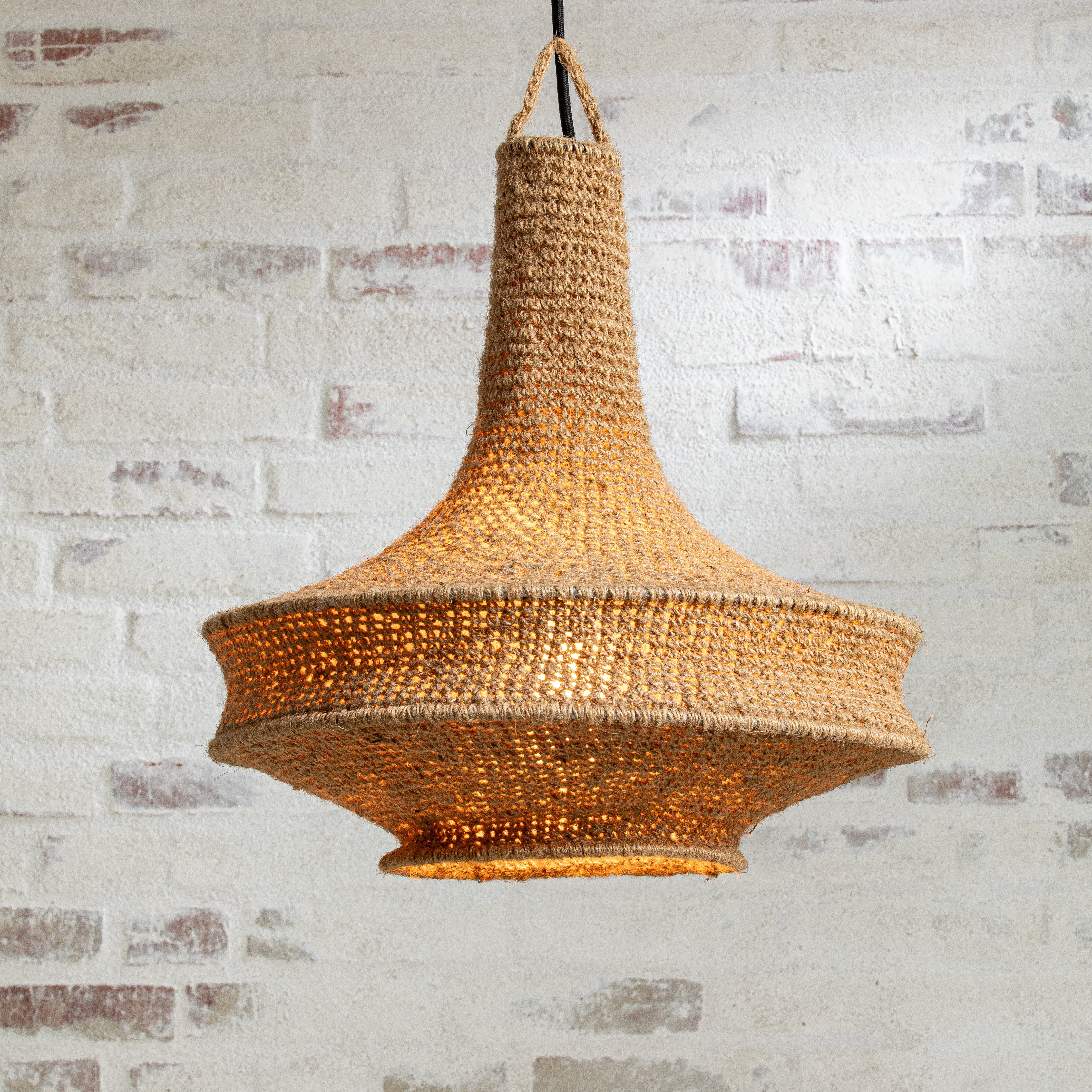 Lampeskjerm - heklet