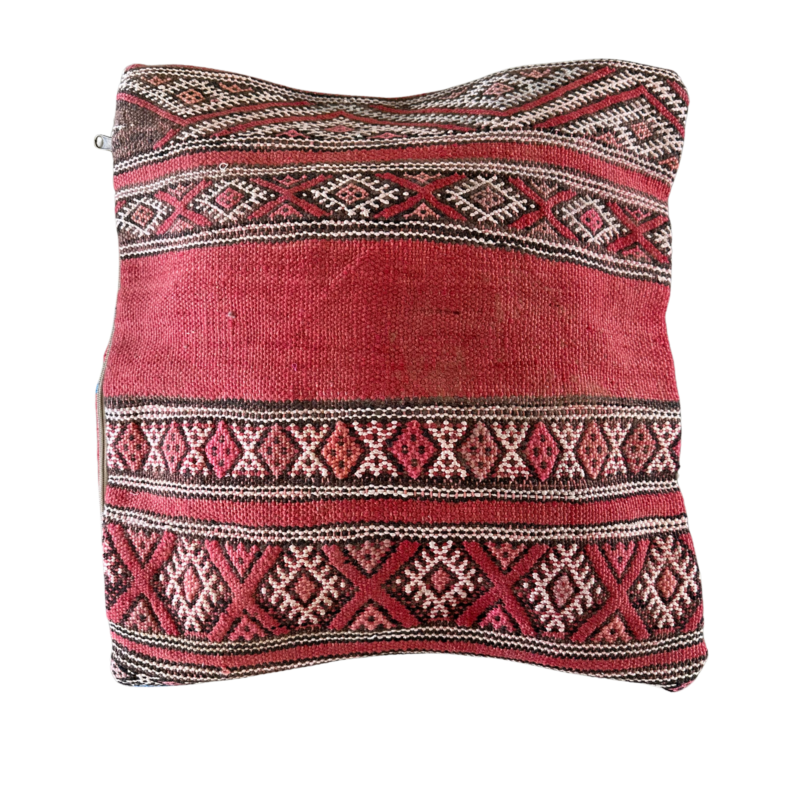 Vintage kelim pudebetræk 46 x 46 cm.