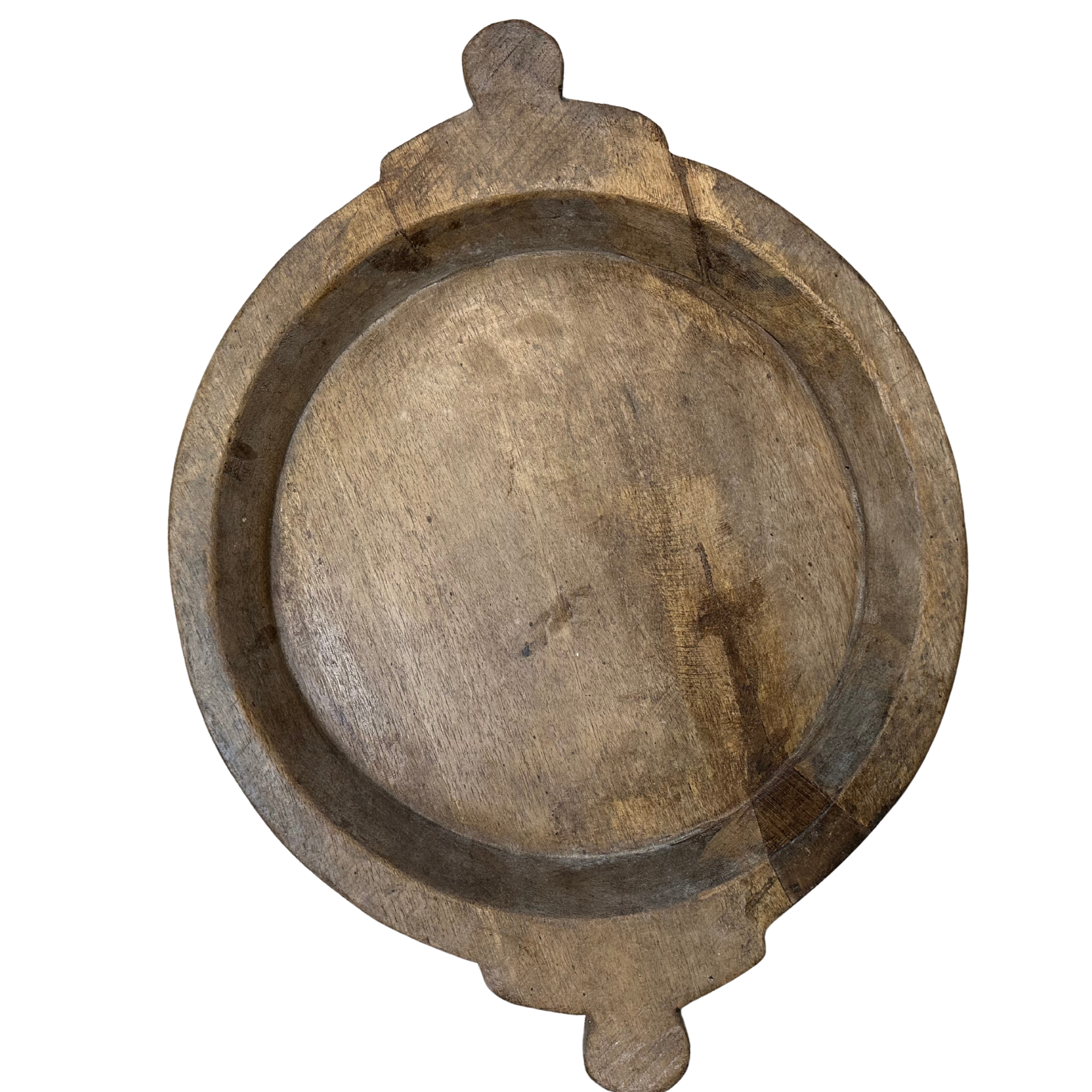 Vintage fad med hank i træ