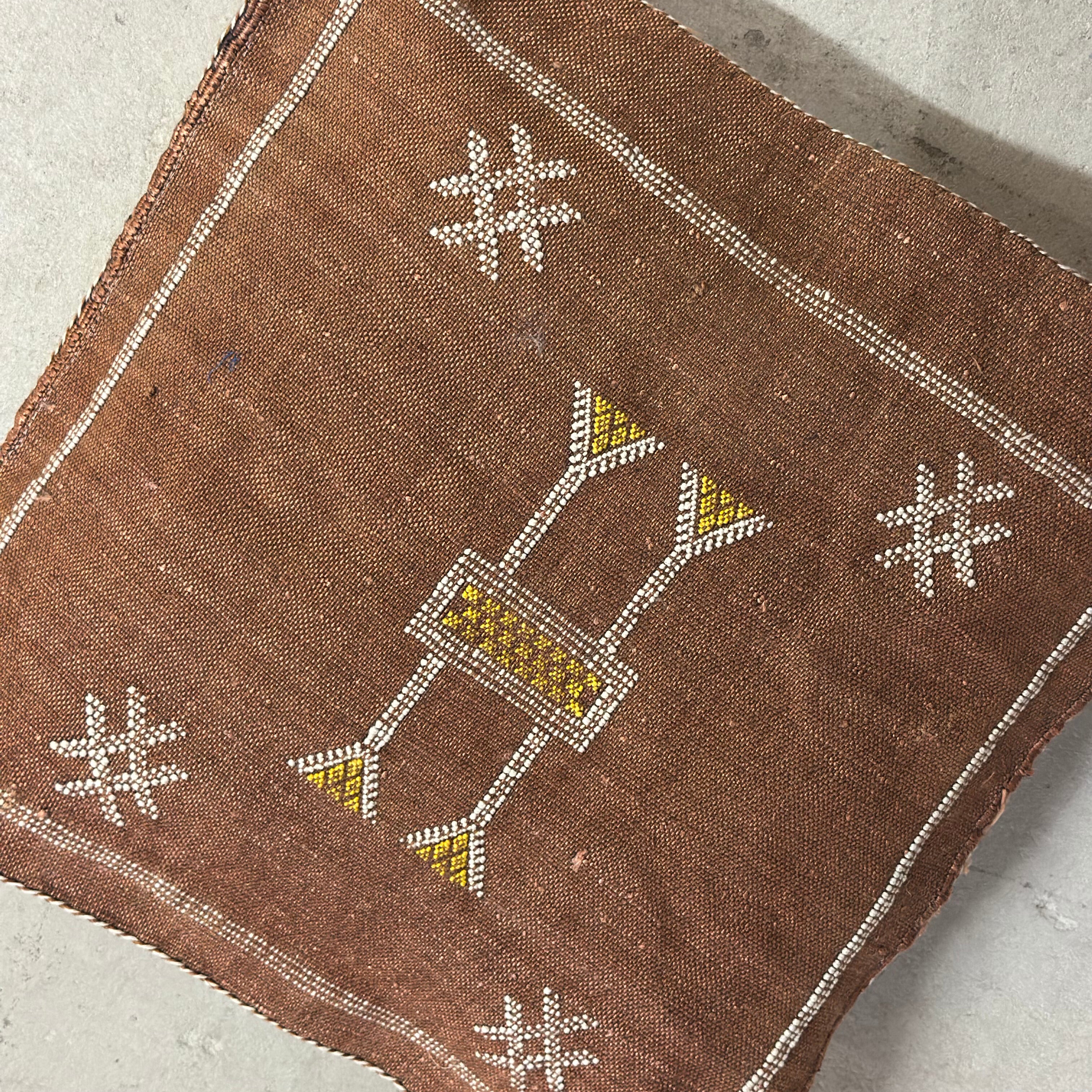 Pudebetræk i kaktussilke - størrelse ca. 45 x 45 cm.