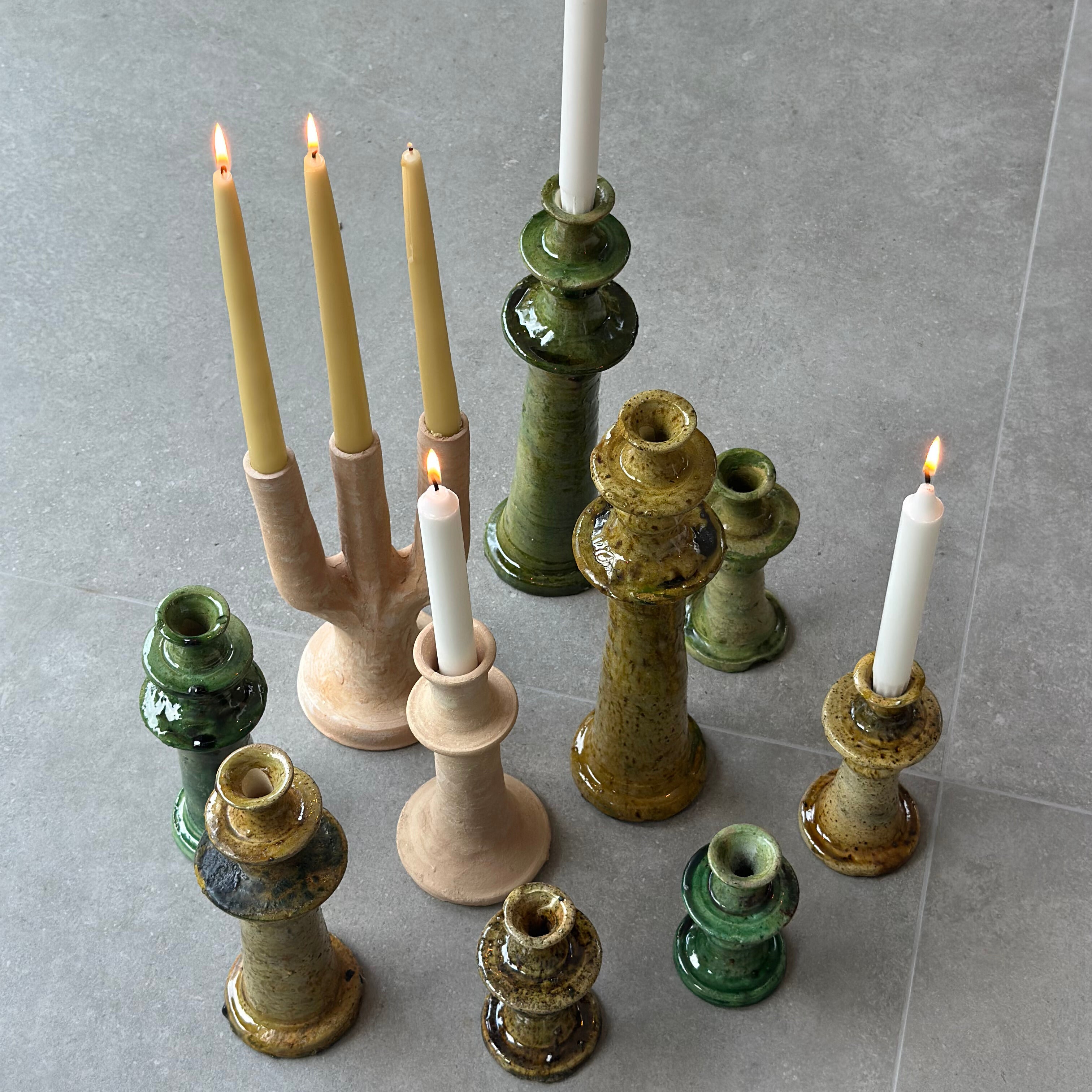 Tamegroute lysestage - ca 44 cm. høj