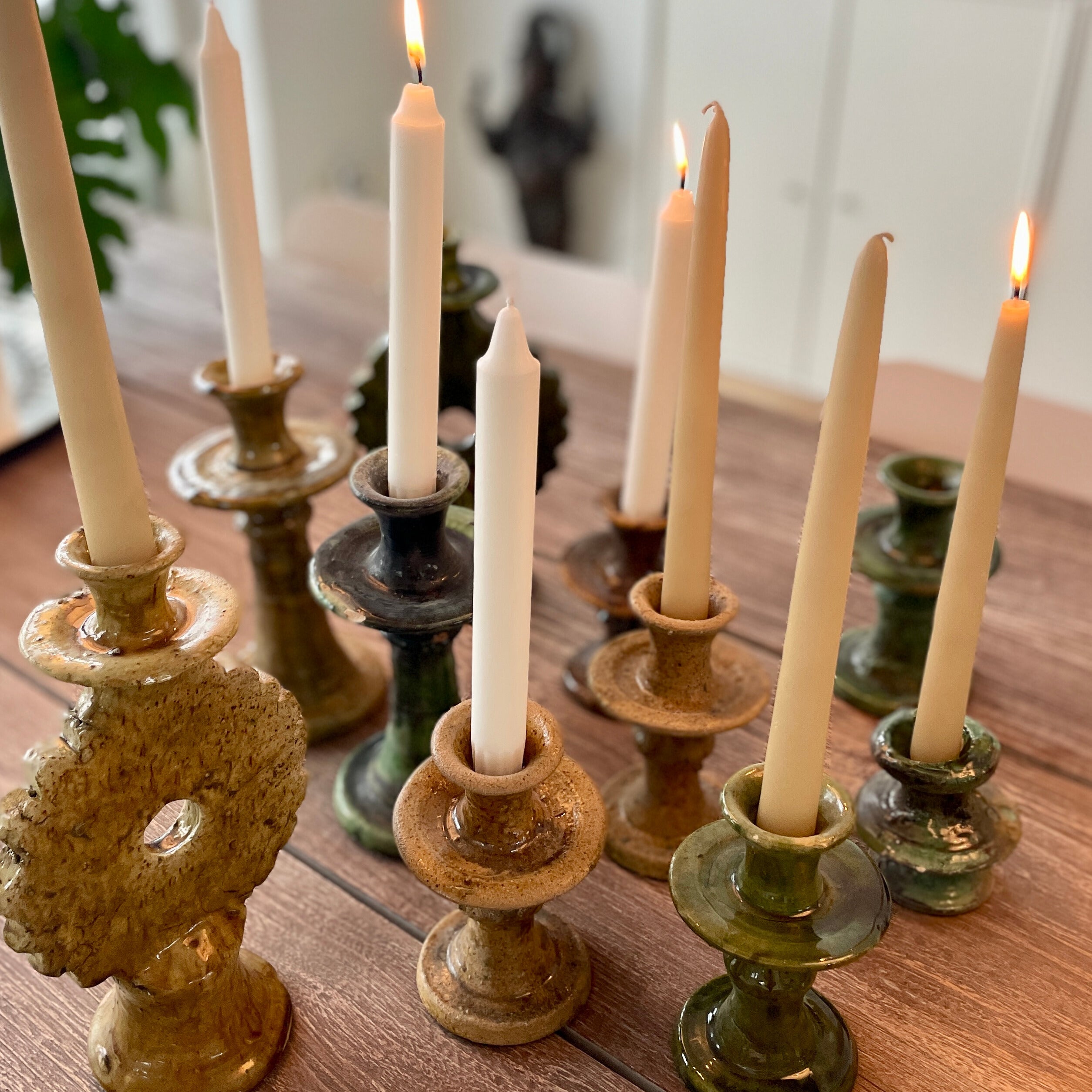 Tamegroute lysestage - ca 20 cm. høj