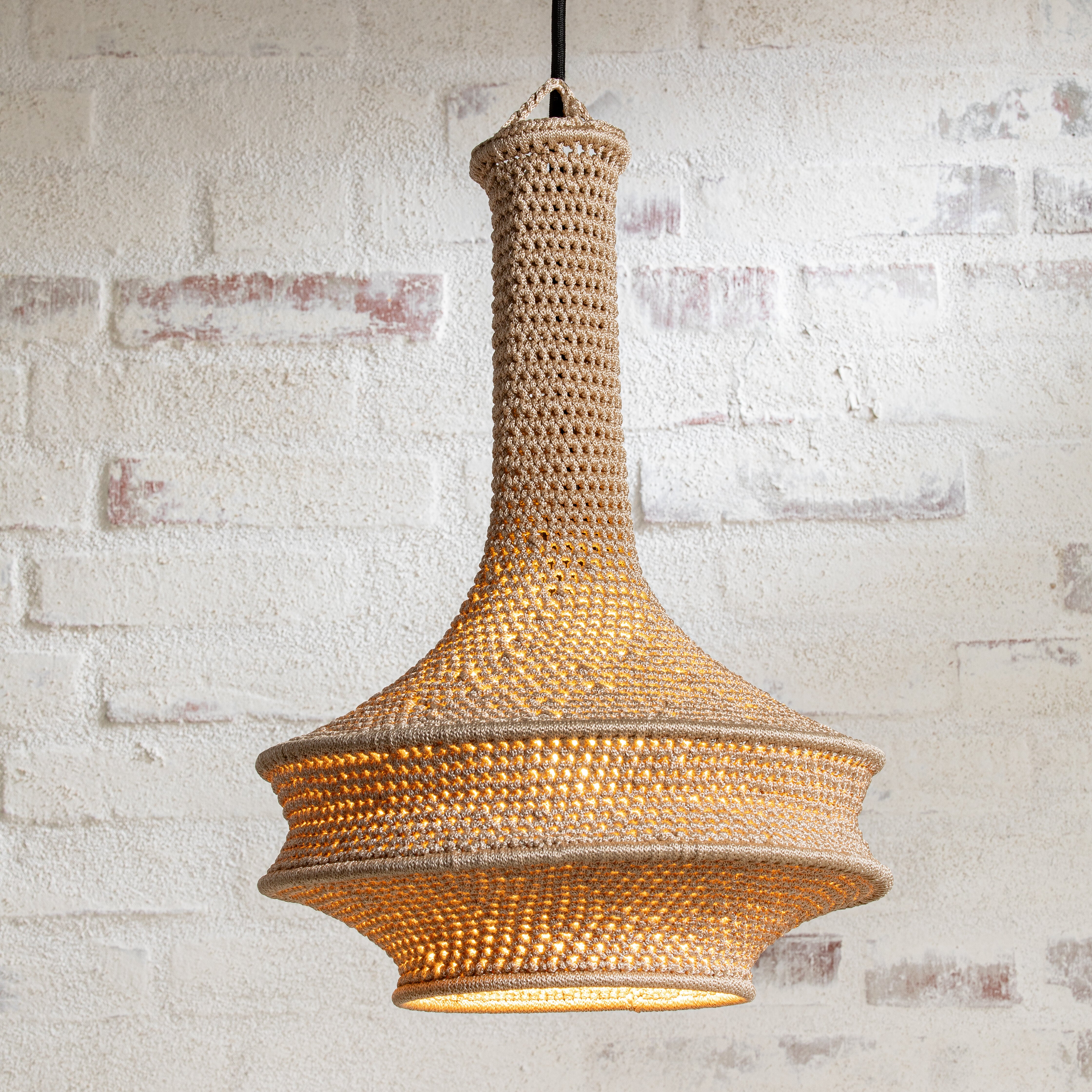 Lampeskjerm - heklet