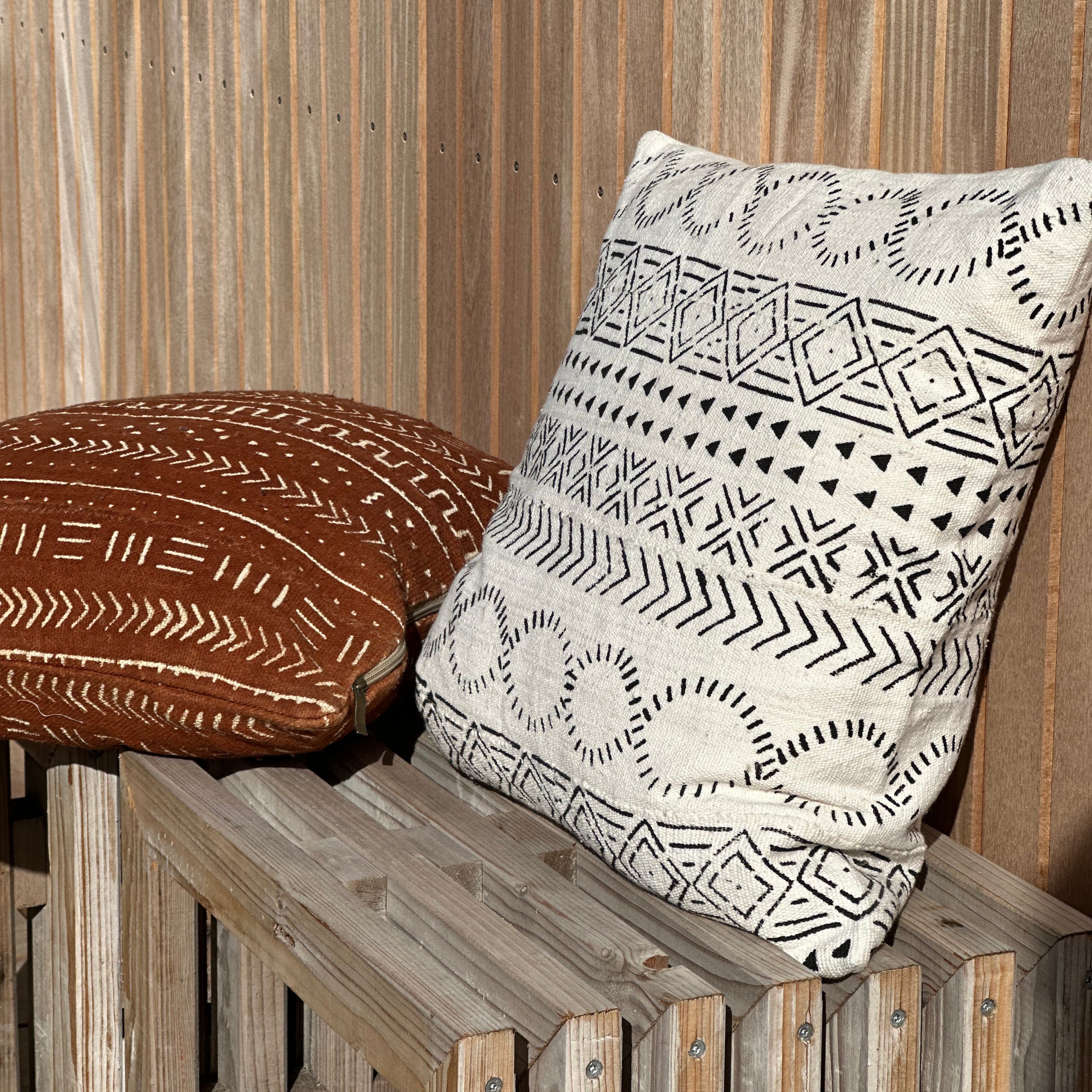 Bomuldspude fra Mali - 45x45 cm.