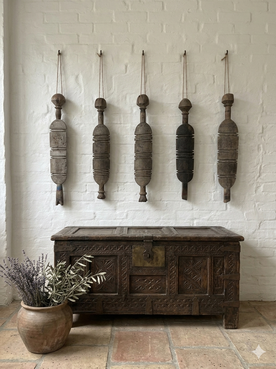 Vintage Berber Teltpløk 15 x 100 cm.