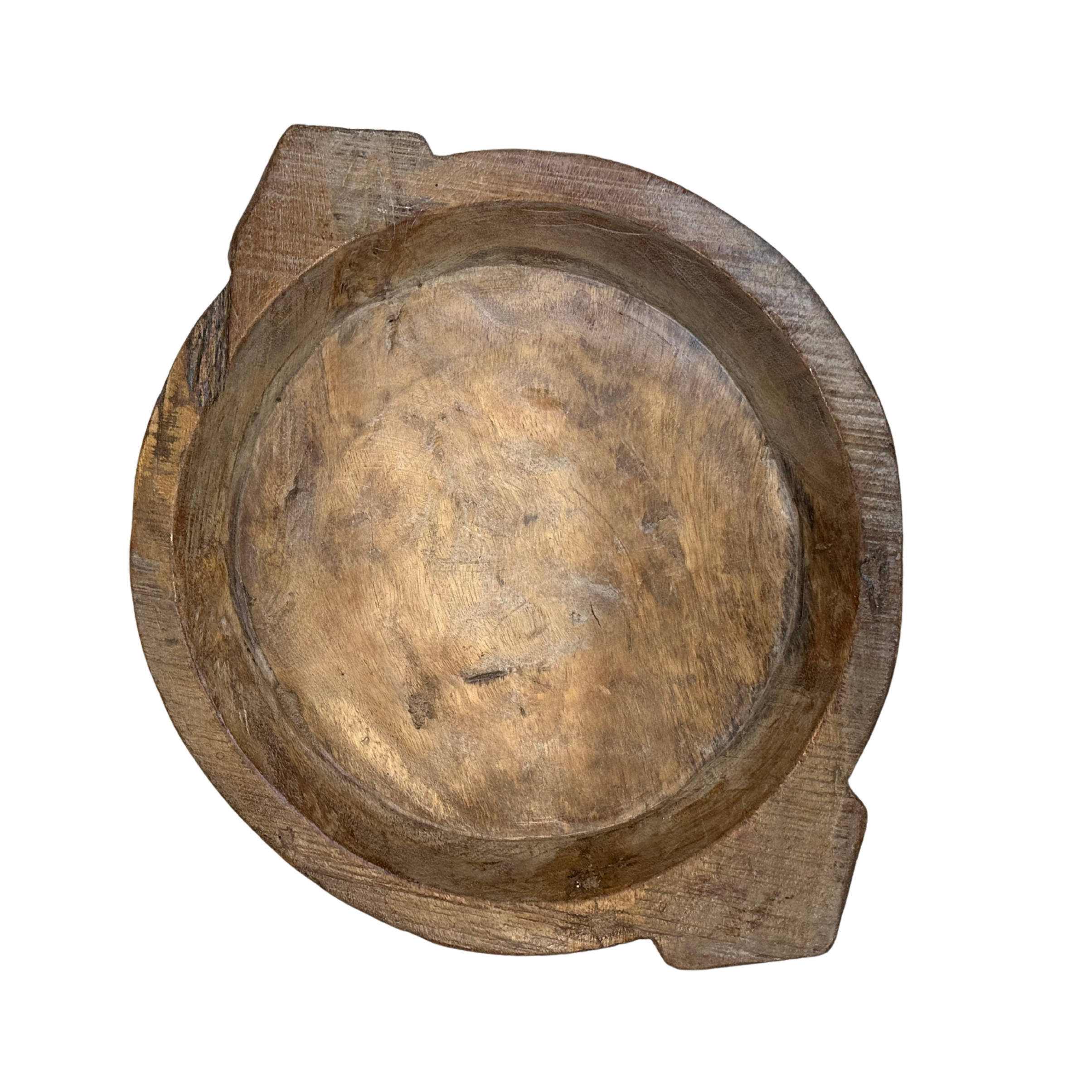 Vintage fad med hank i træ