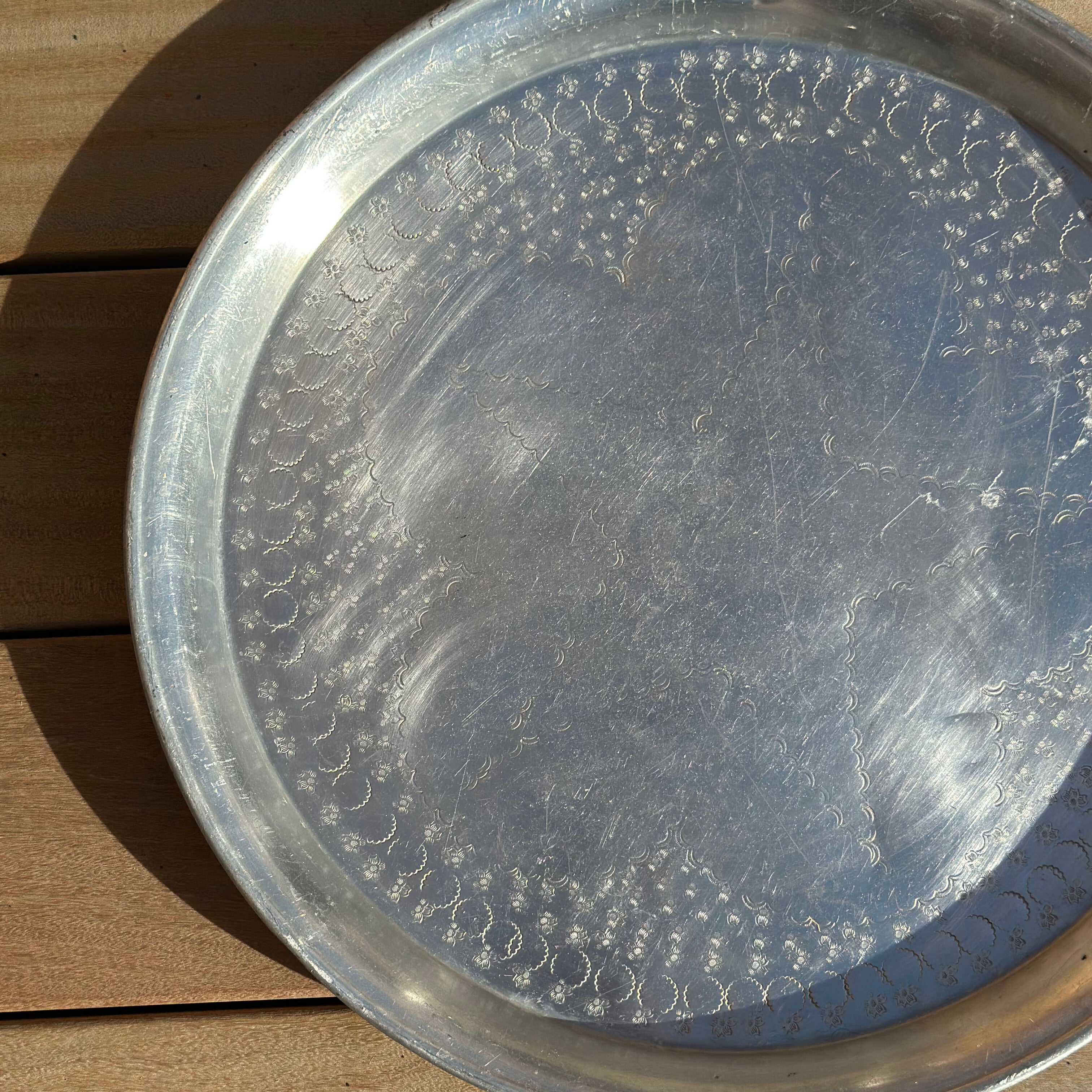 Marokkansk vintagebrett - 47 cm.