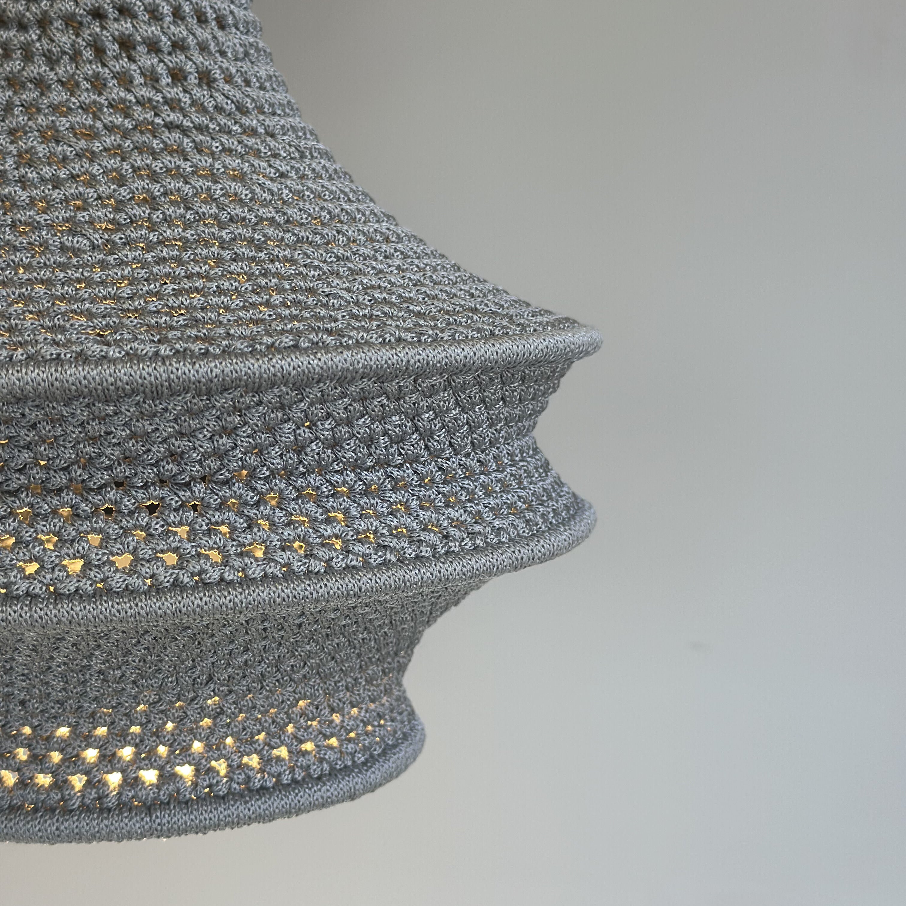 Lampeskjerm - heklet