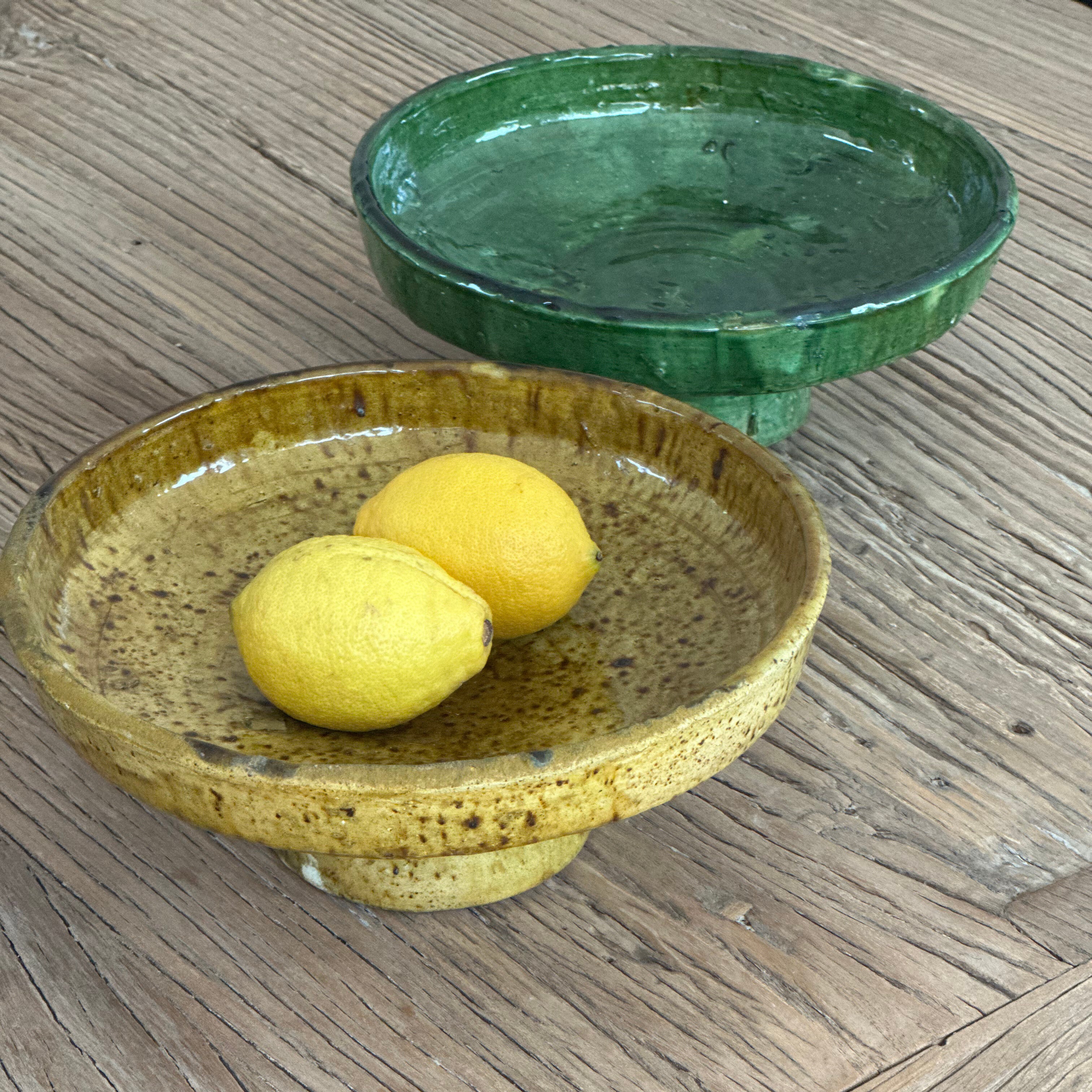 Tamegroute skål på opsats - 25 cm. i diameter