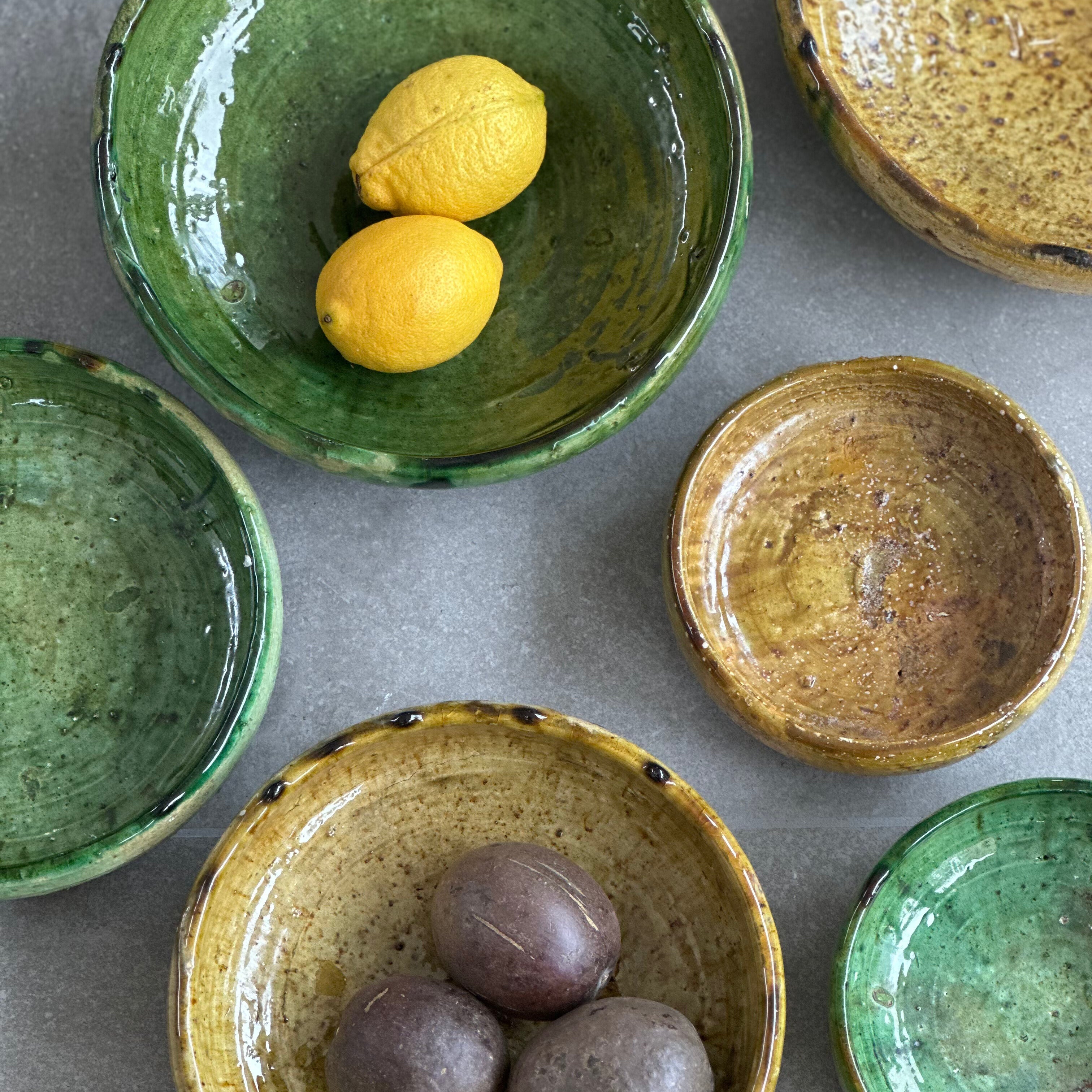 Tamegroute skål lav - 15 cm. i diameter