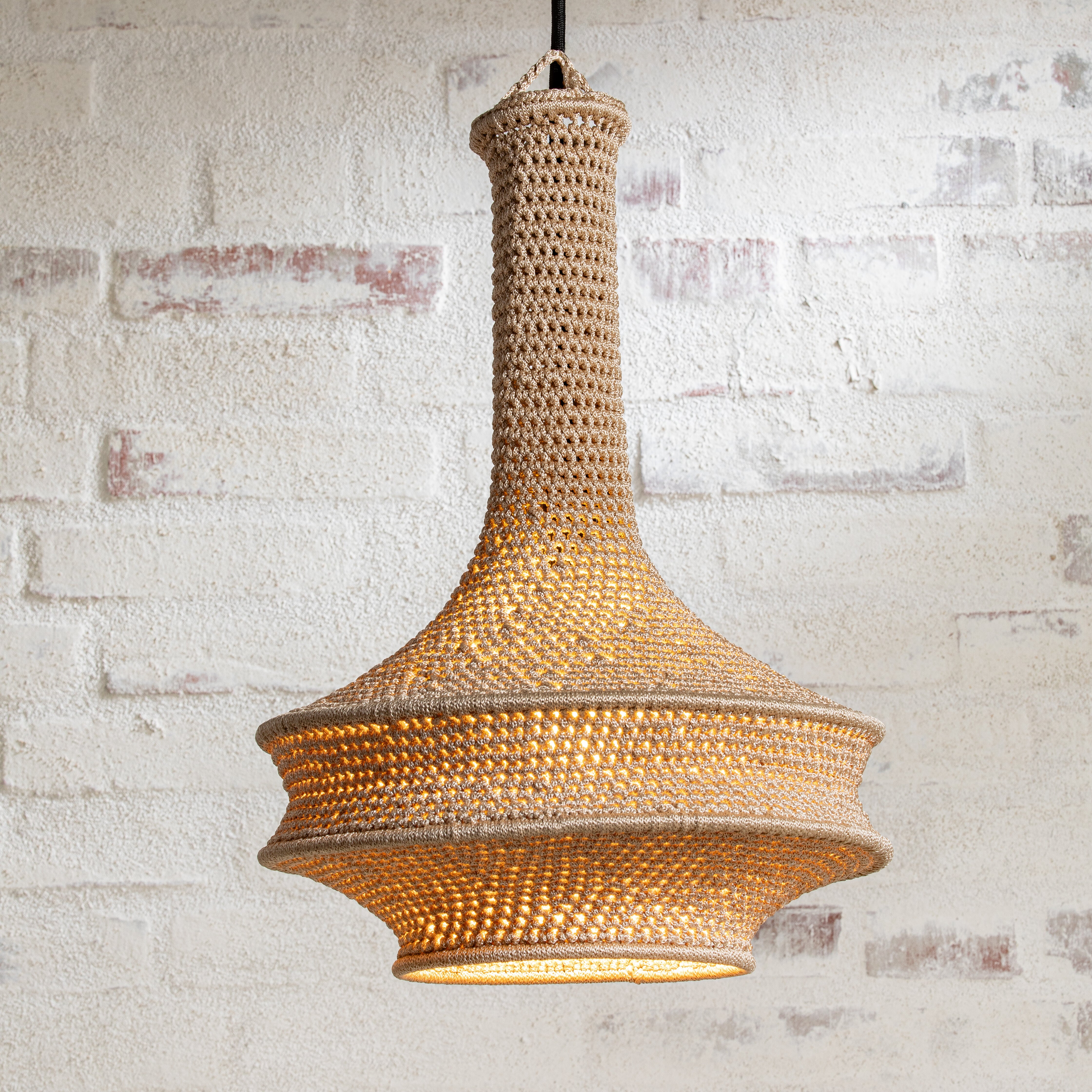 Lampeskjerm - heklet