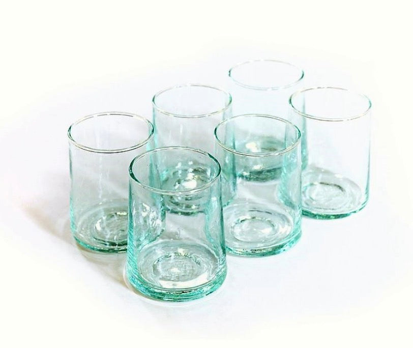 Marokkanske Beldi-glass – klare (M) | 6 stk.