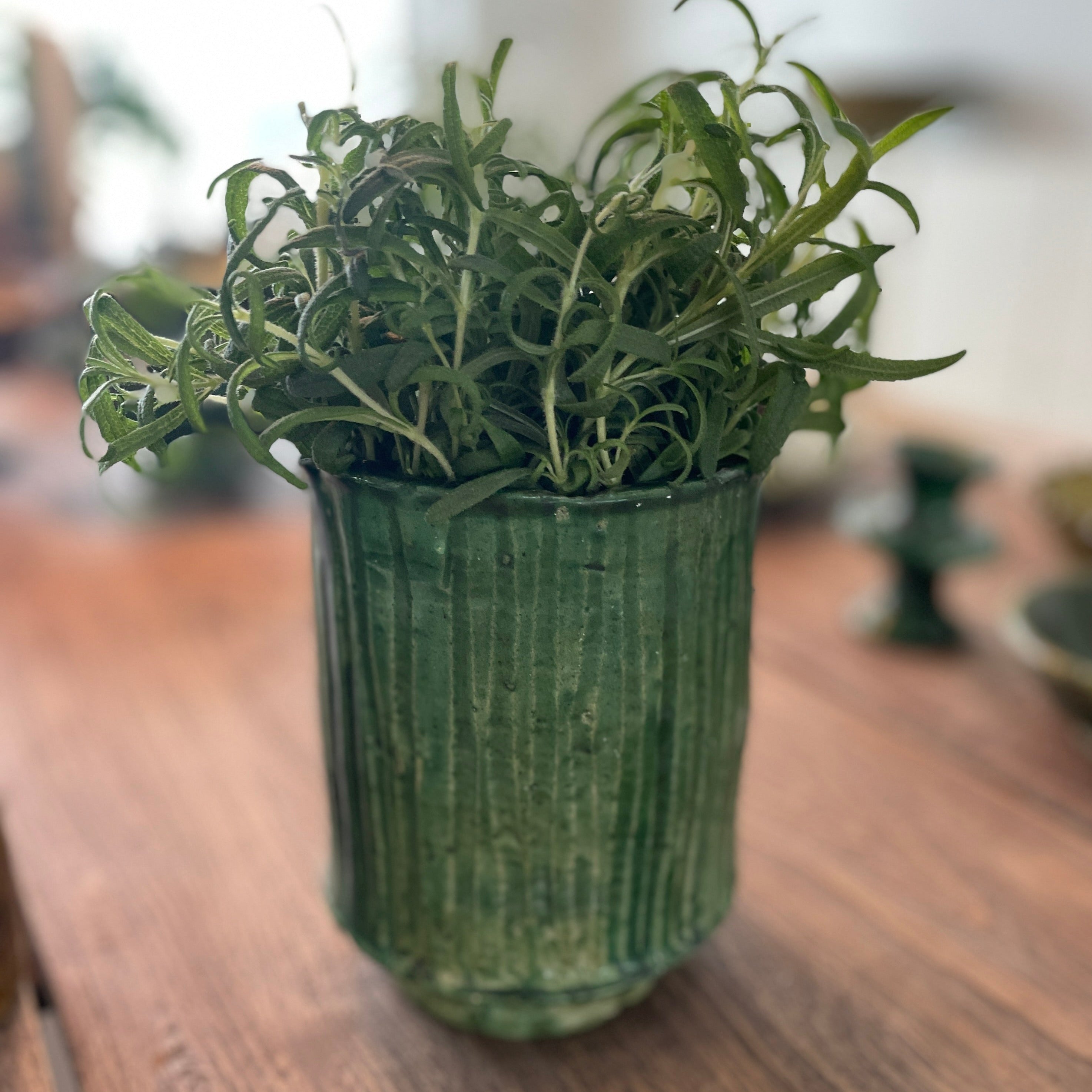 Tamegroute vase - 13 cm høj/11 cm. i diameter